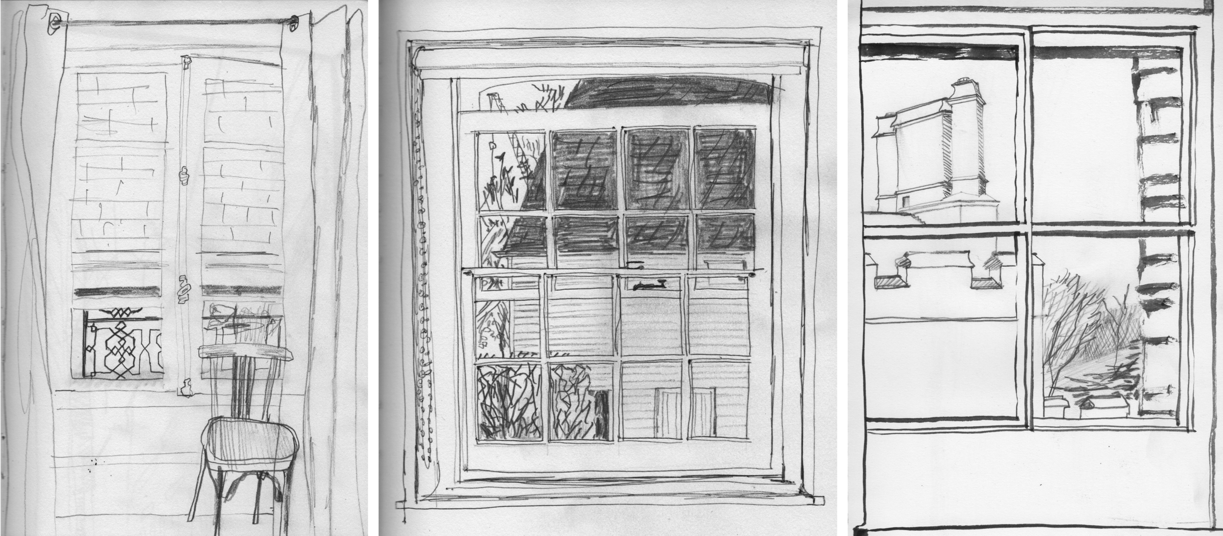 drawing 1, Paris drawing 2, Marlborough drawing 3, West Dean House, Sussex