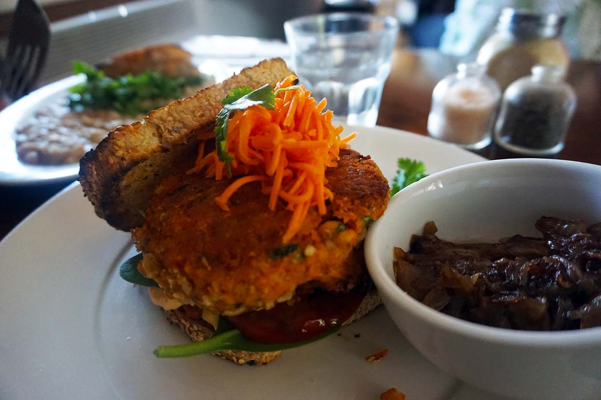  A Minor Place: Open Chickpea Sandwich (16.50) 