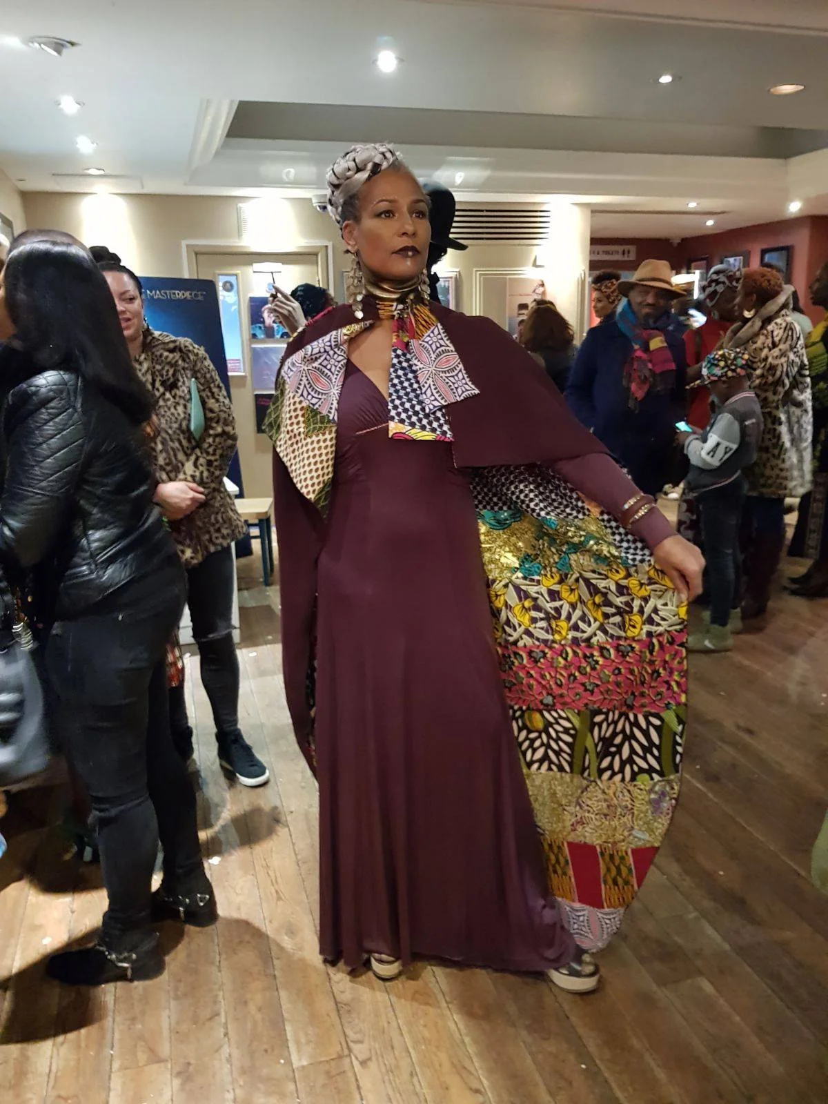 Black Panther premiere at The Ritzy cinema. I have never dressed up for a film. LOVED it. February 2018
