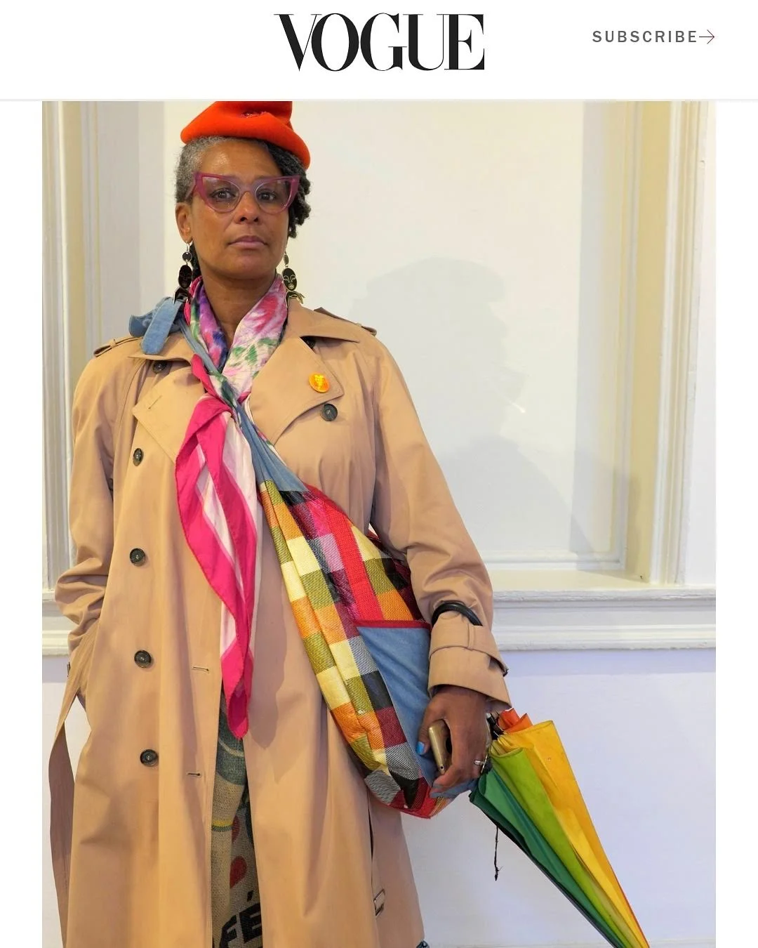 Papped at 1:54 African Art Fair by Osaretin Ugiabe for Duro Olowu Street Style picks for American Vogue. Ok then! October 2018.