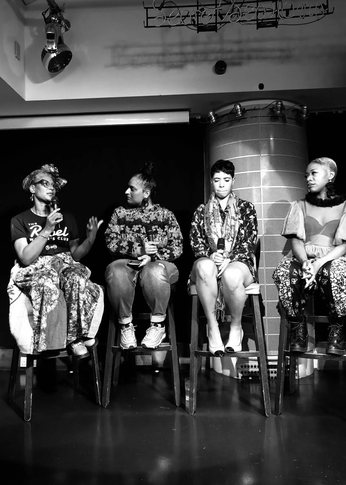 I was invited by The Fika Session to be a panelist with some inspirational women to celebrate Black History Month. Pictured here with writer and facilitator Arfa Butt, DJ and fitness guru Melody Kane and Singer songwriter Kimberley Nichole. Photo by Eva Palazzetti. October 2018