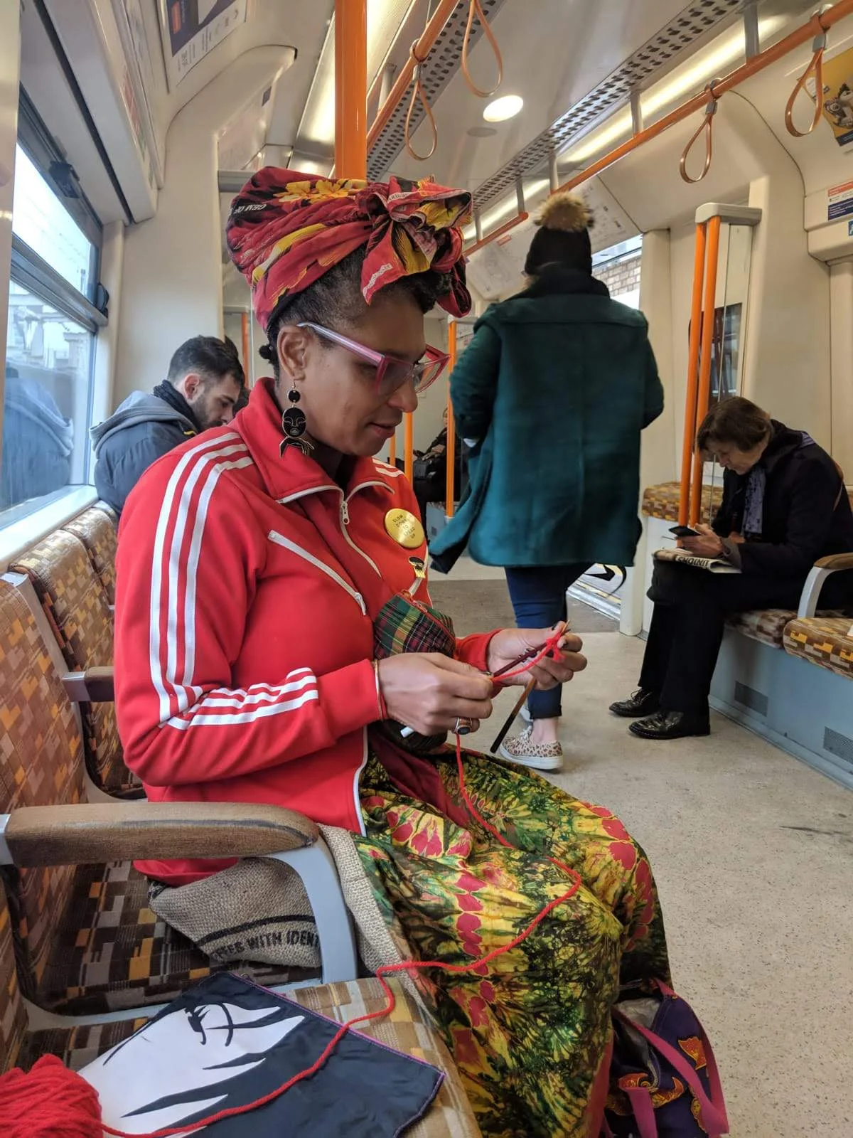  I'll just finish this row... 