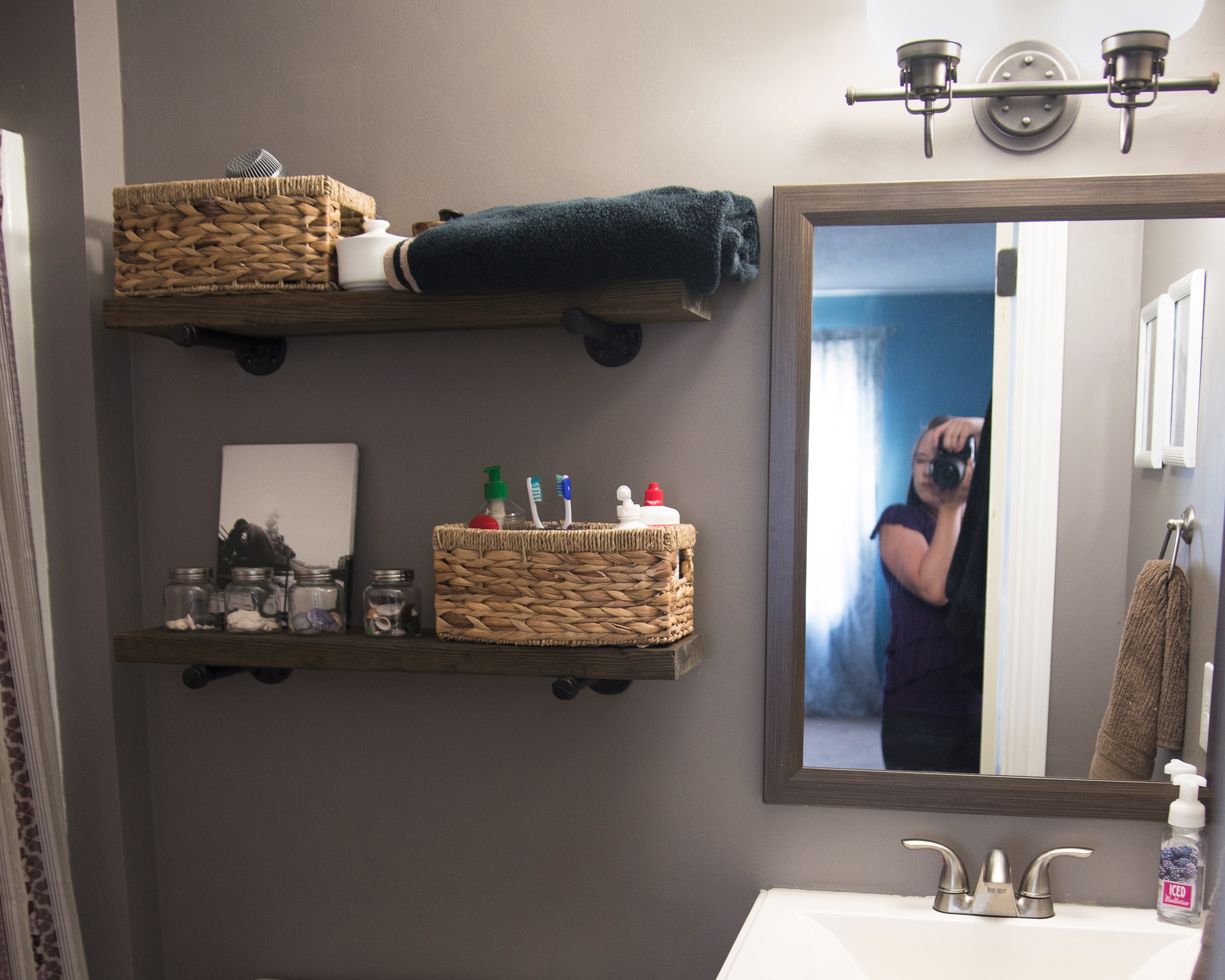 An Over-the-Faucet Shelf for Toiletries  Apartment needs, Small bathroom  shelves, Tiny apartment