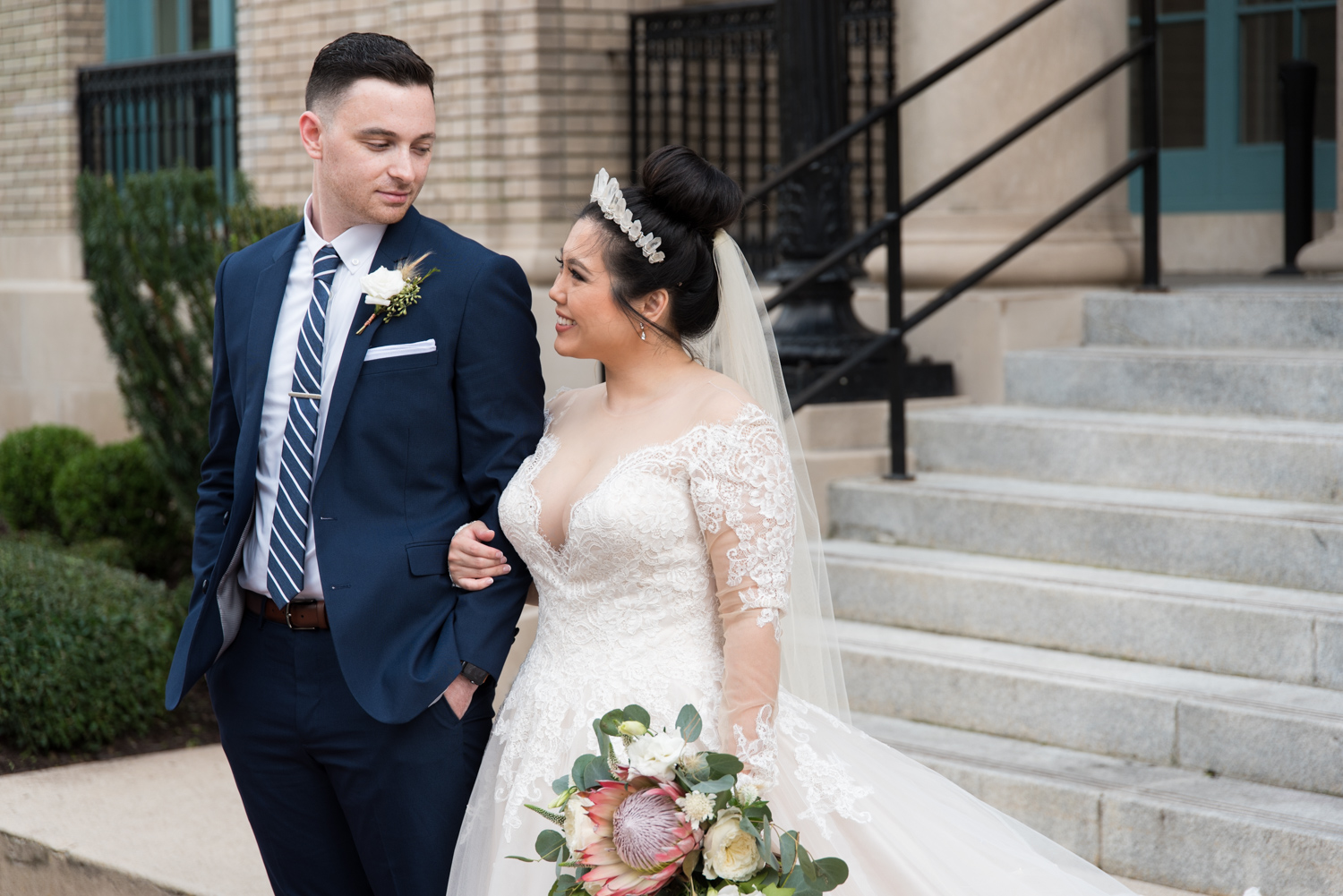 Rose Gold Wedding at Historic Post Office Virginia Harry Potter Themed Wedding-138.JPG