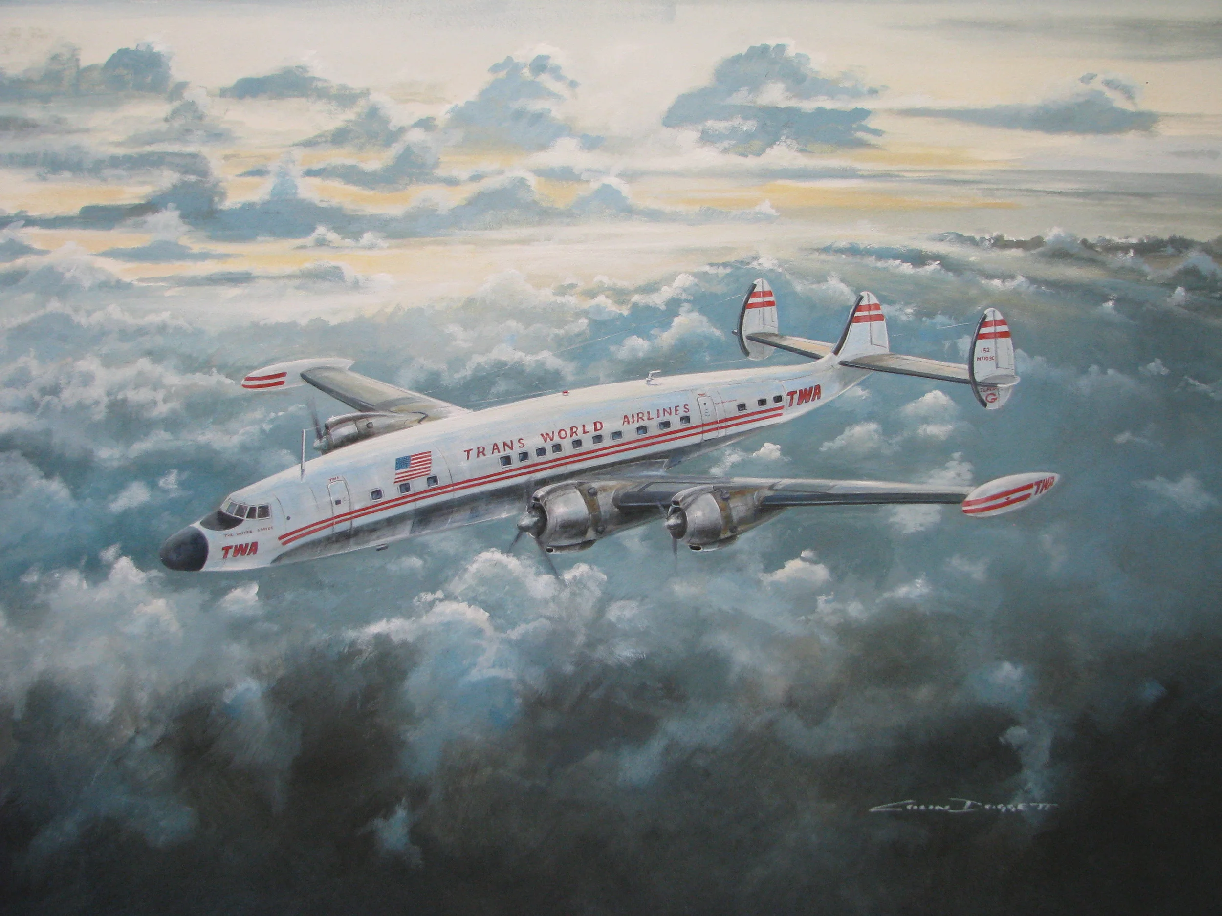"Queen of the Skies” Lockheed Super Constellation of Transworld Airlines 