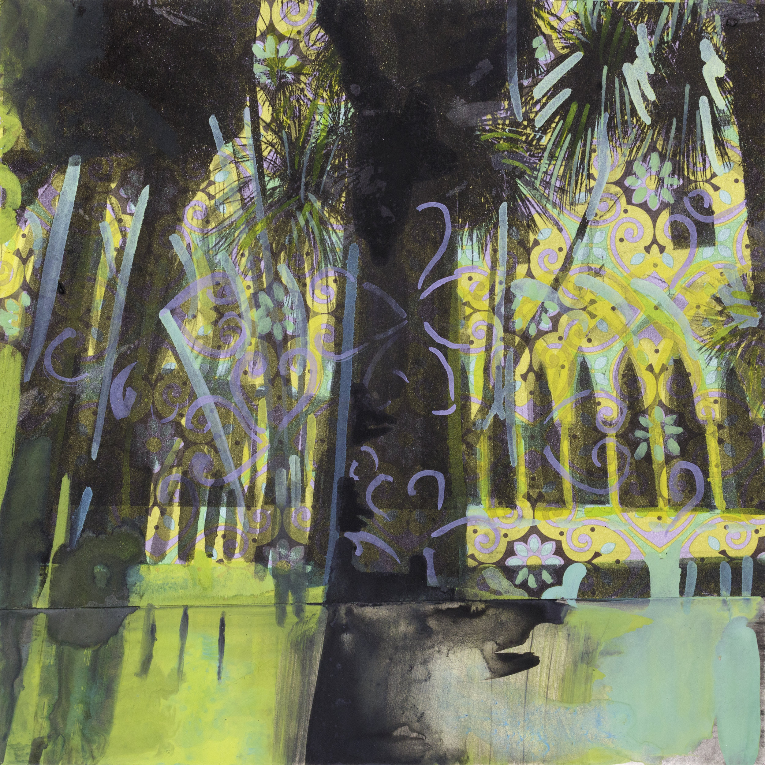   CLOISTER OF PARADISE   6" x 6" 