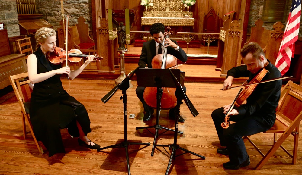 The Helena Baillie String Trio performs Bach's Goldberg Variations at All Souls Church (August, 2014)
