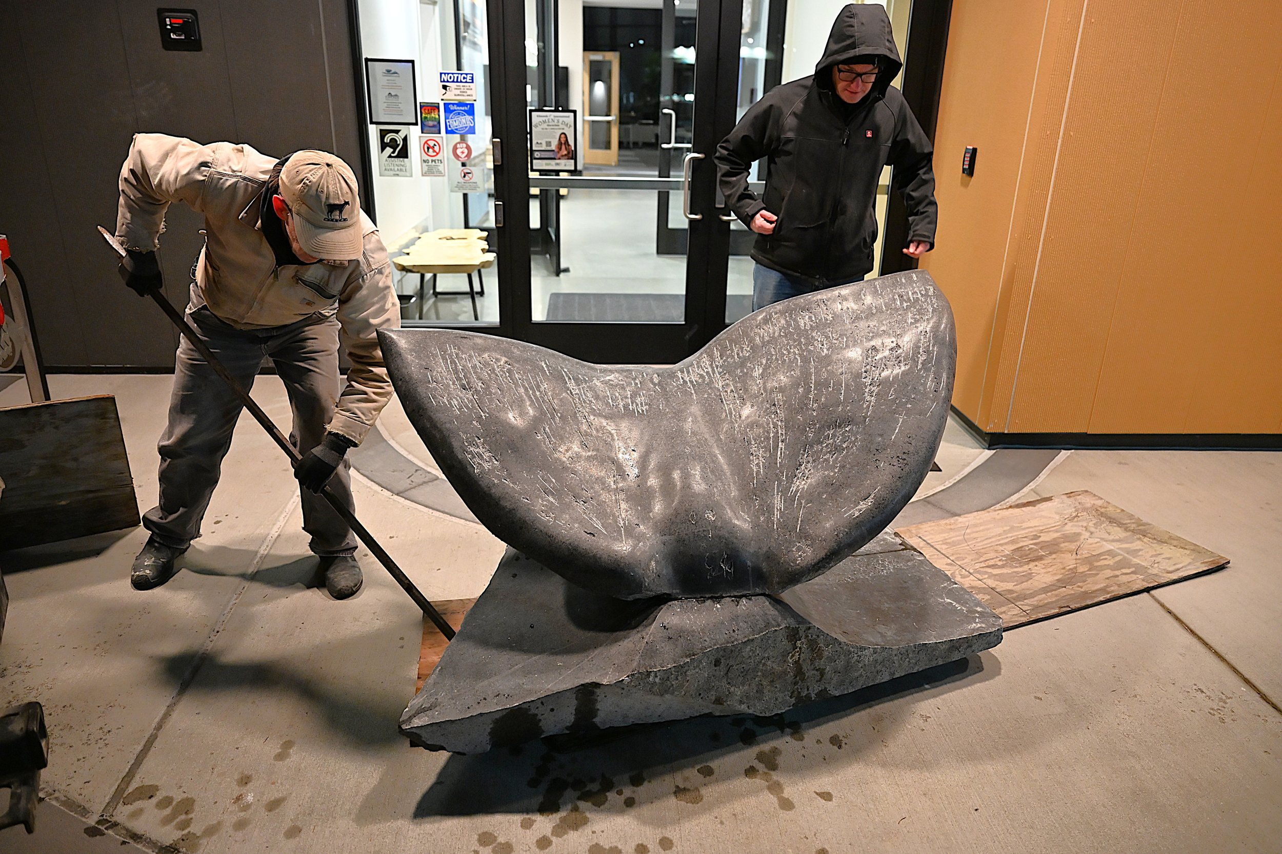 Installation (photo from Daniel Johnson, EWC)