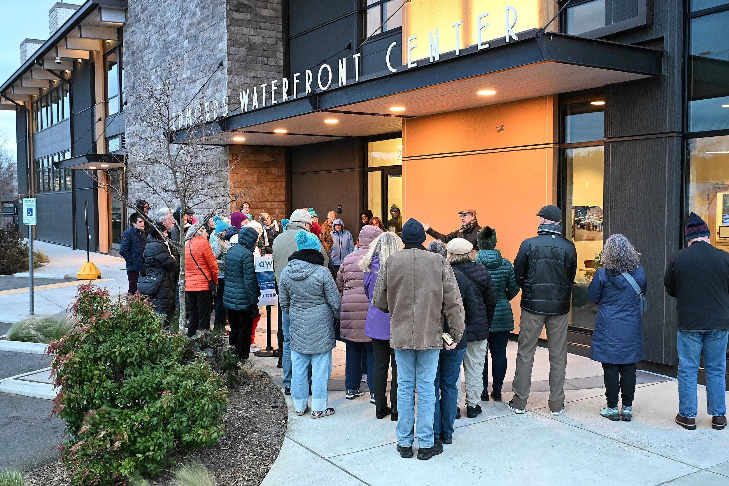 At the "unwhaling" (photo from Daniel Johnson, EWC)