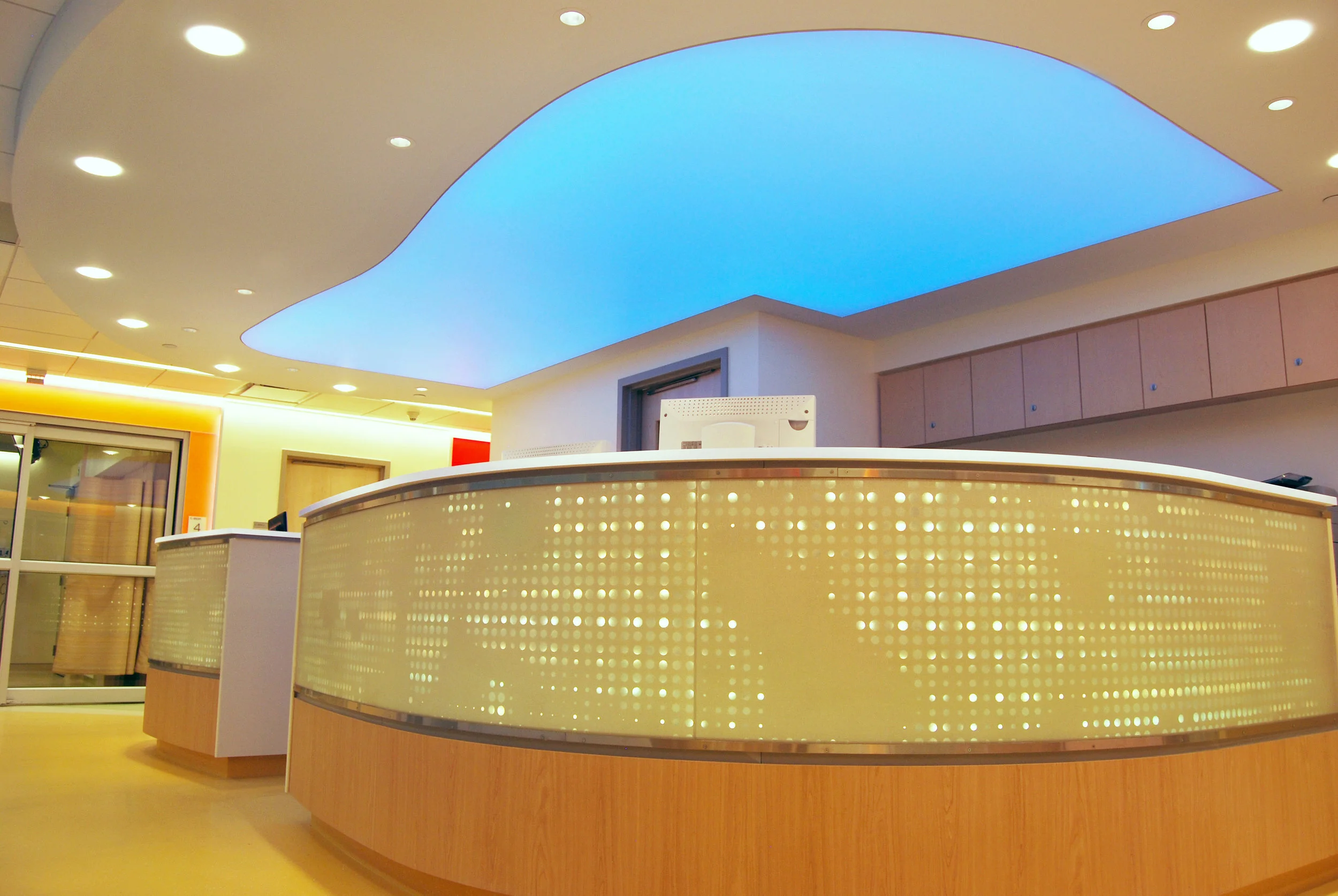 Pediatric Intensive Care Unit Nurse Station at Memorial Sloan Kettering Cancer Center