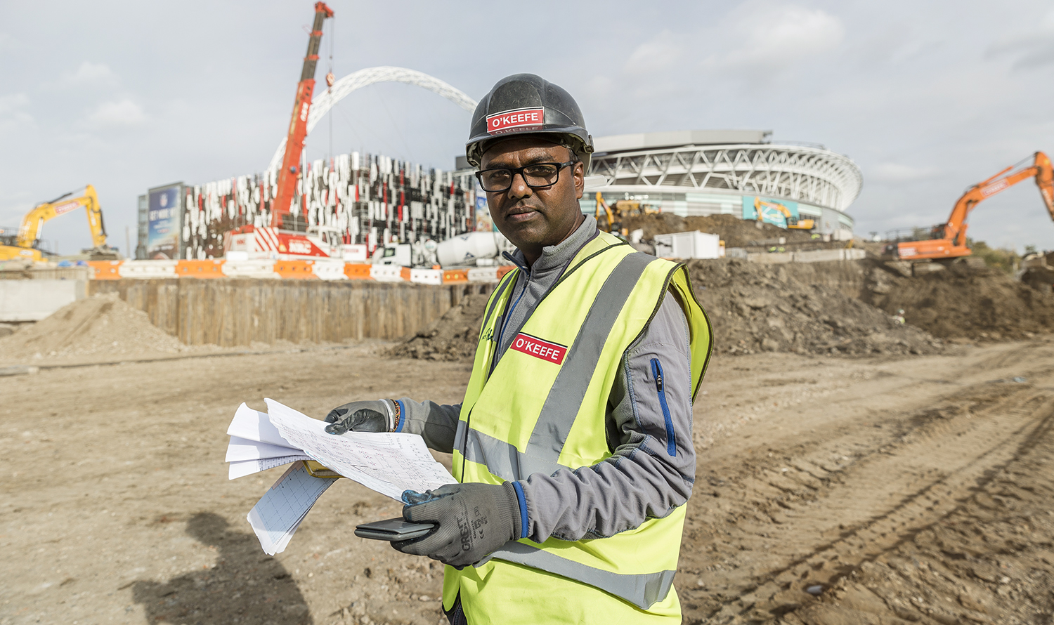 Site works at Wembley Park