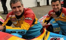 Ian and Carl Bell, Carl was unhurt.