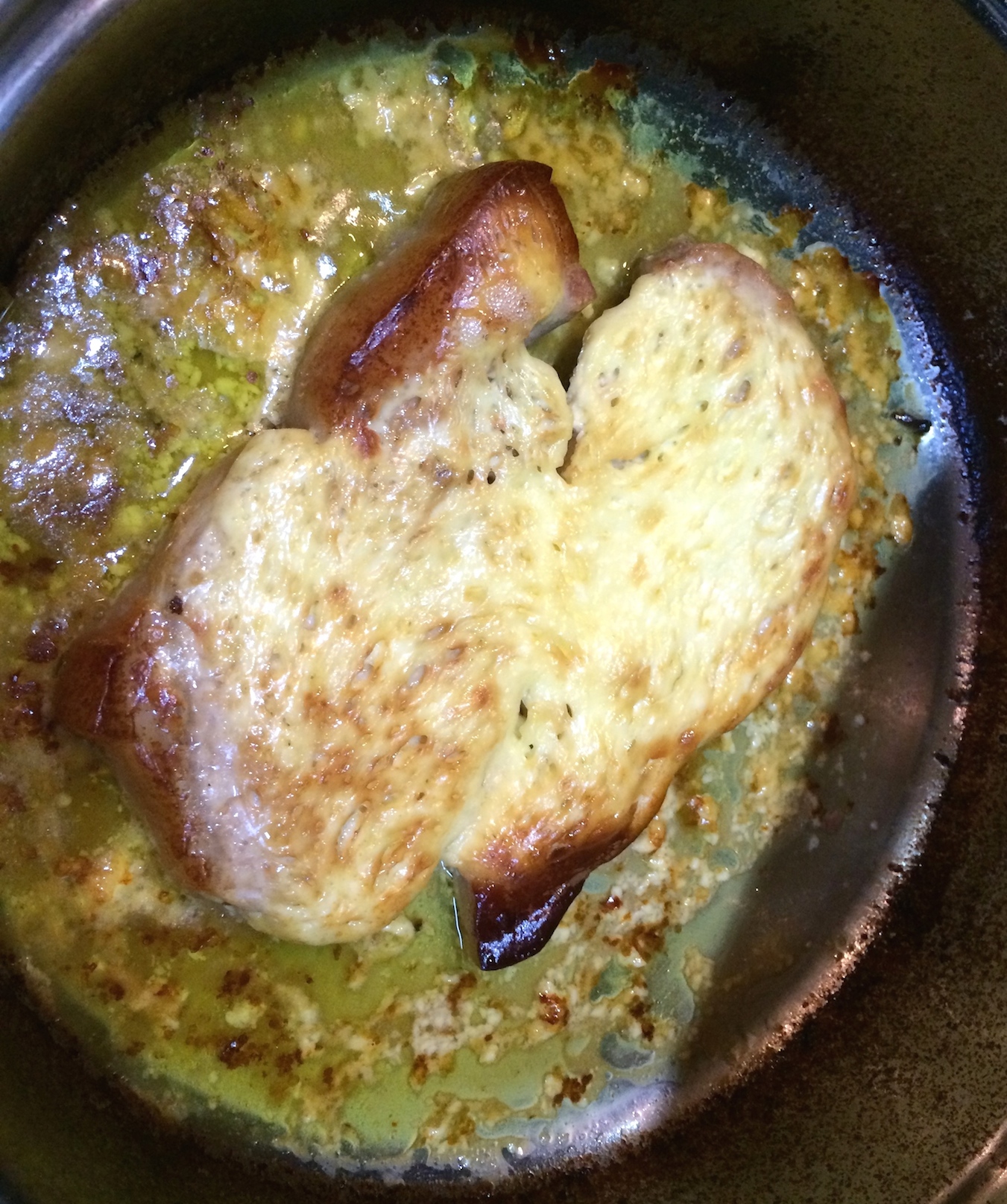 Pork with yogurt - ready to eat. 