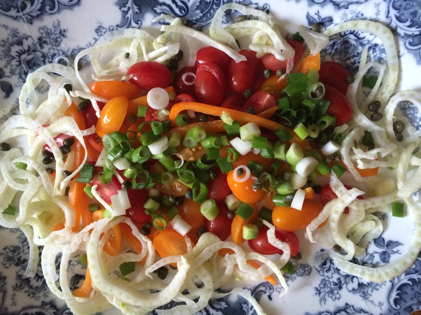 Tomato and fennel salad