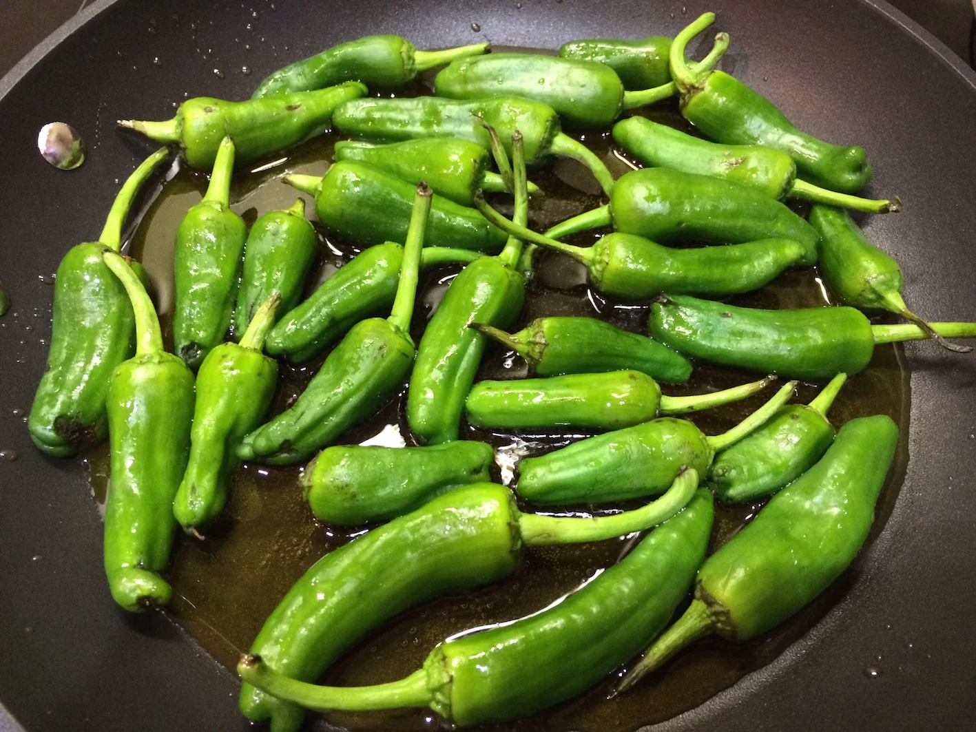 Easy, Quick Fried Green Peppers — The London Cook