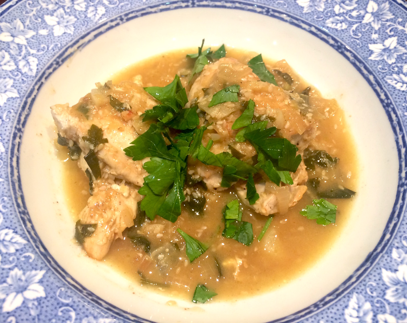 Pollo al Ajonjoli from "Delicious!!" by Penelope Casas