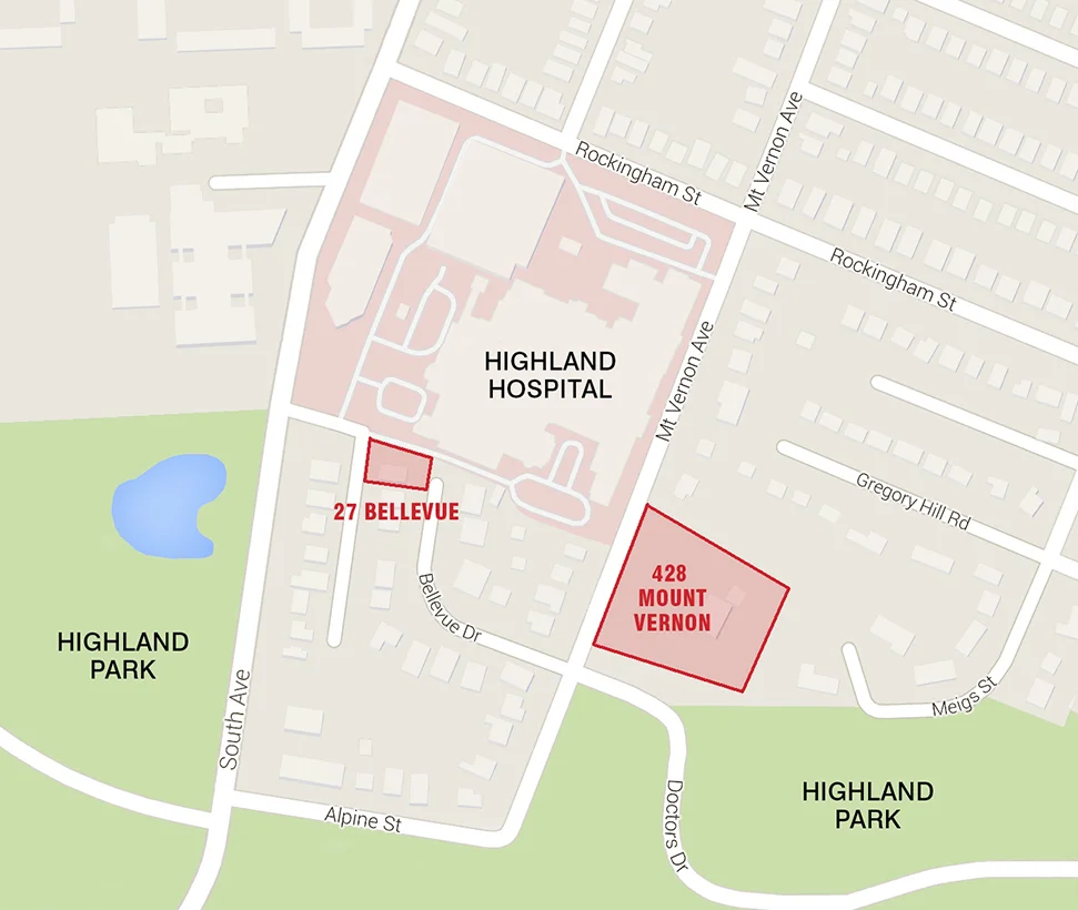 of interest to Highland Hospital