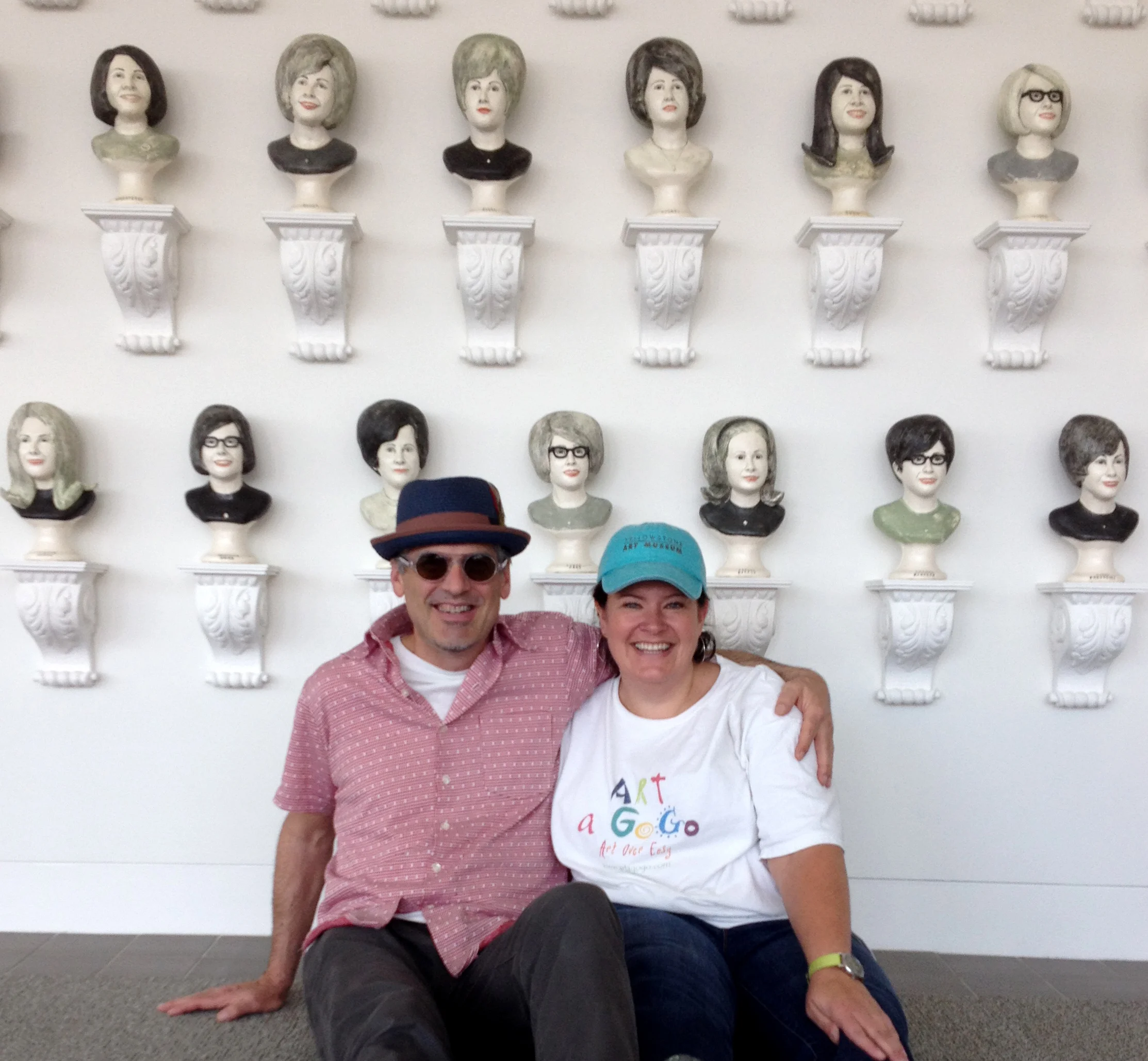 with Associate Curator Liz Harding (who also designed the fantastic exhibition catalog)
