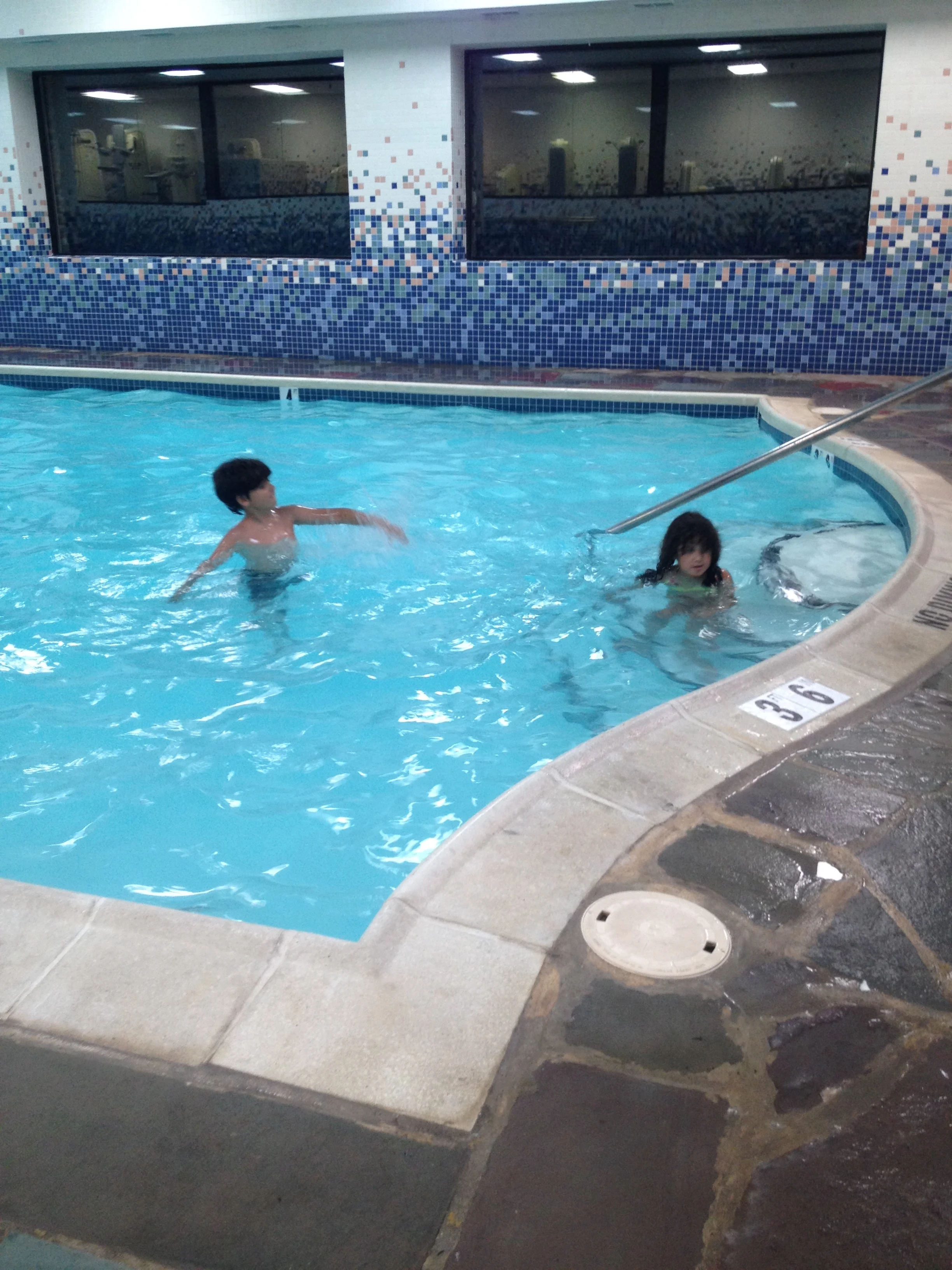 One of our many swims