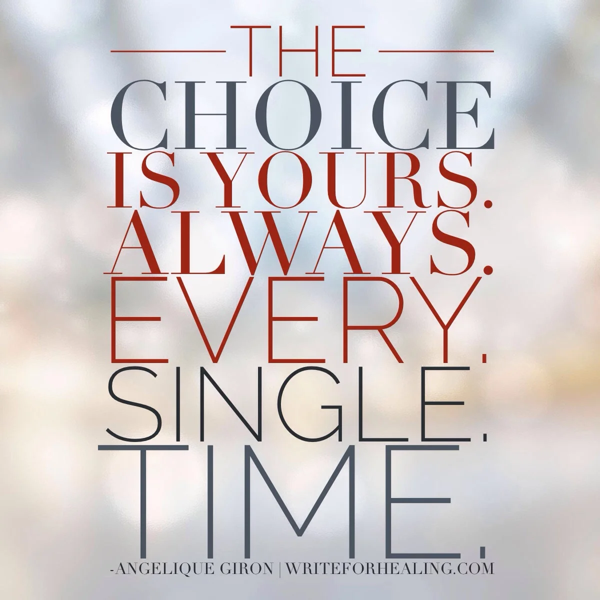 Your choice...
