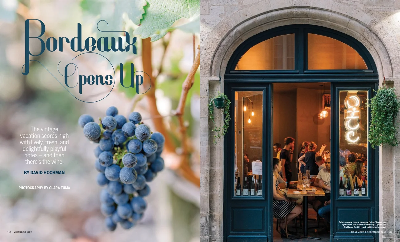 Bordeaux Travel Feature for Virtuoso Life magazine