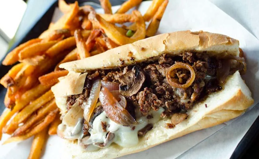 Sean's Philly Sandwich at The Nodding Donkey - YUM!