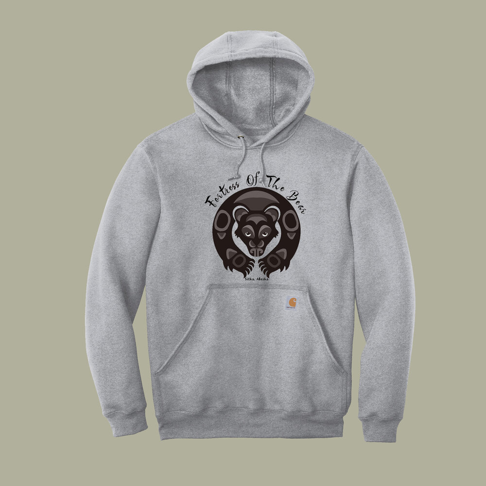 Adult Carhartt Hoodie with Logo — Fortress of the Bear