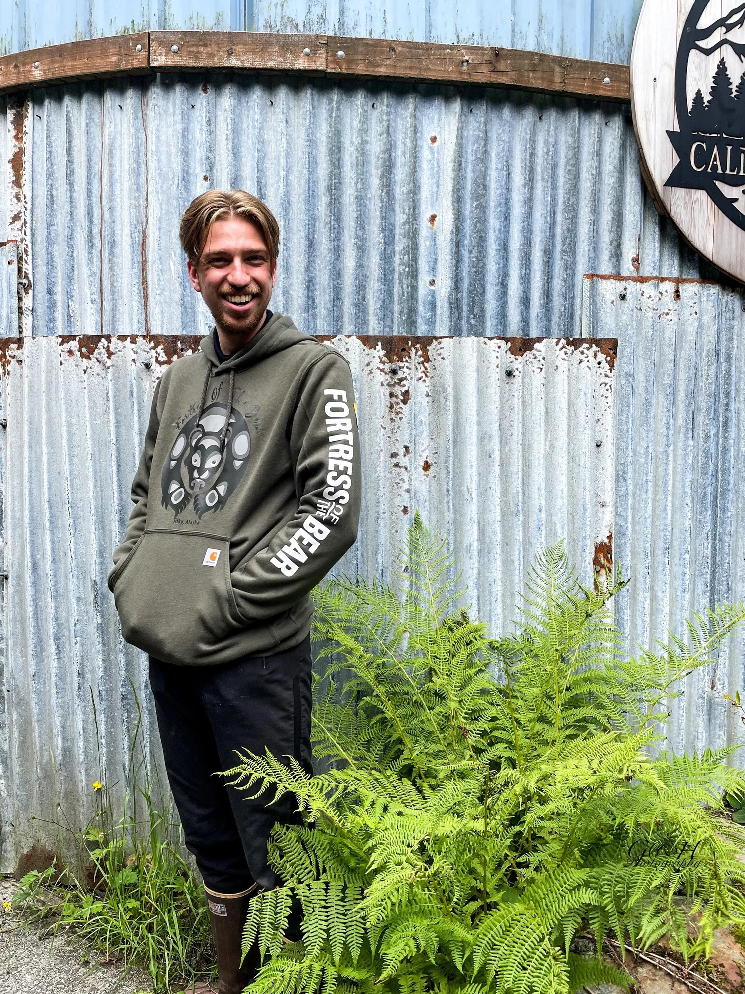 Carhartt Moss Hoodie — Fortress of the Bear