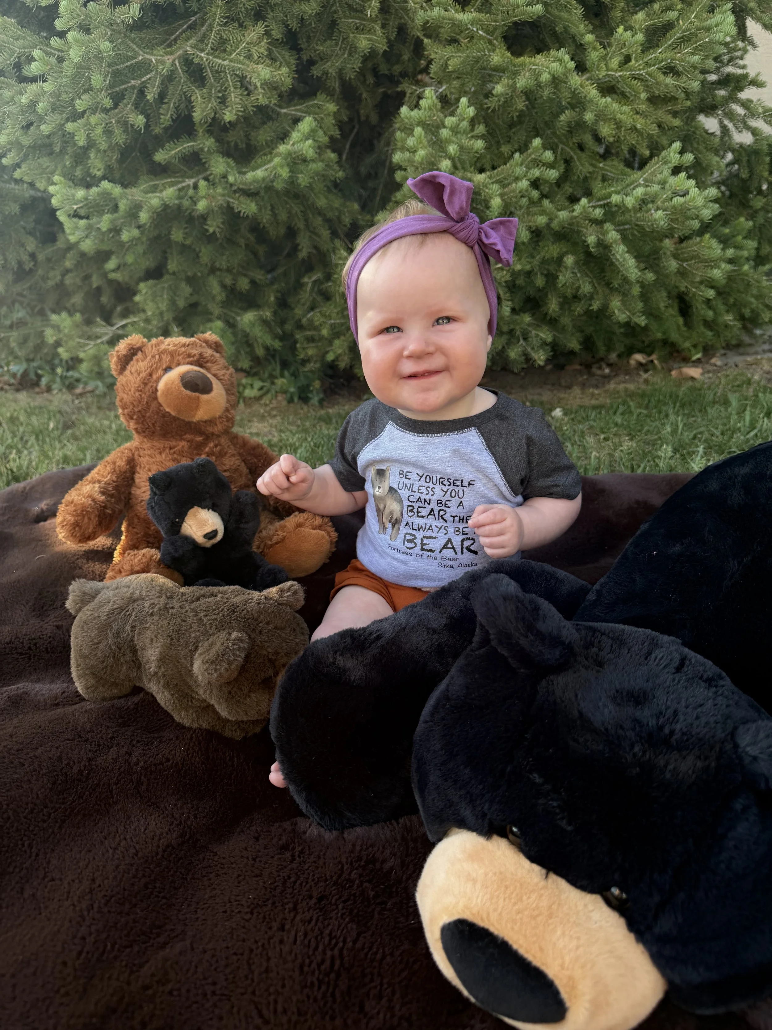 Be A Bear Onesie - Black/Grey