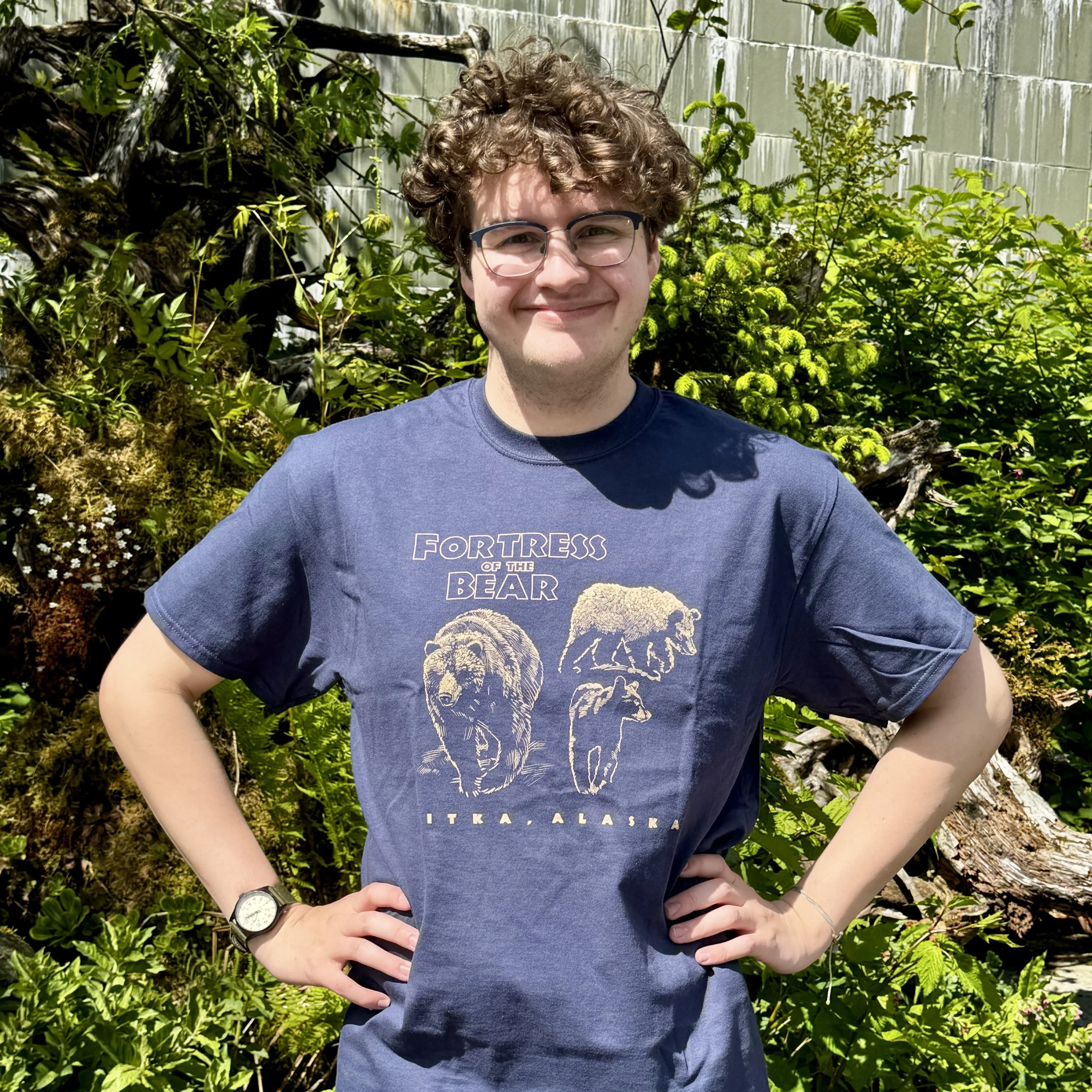 Navy Blue - Three Bear Design Tee