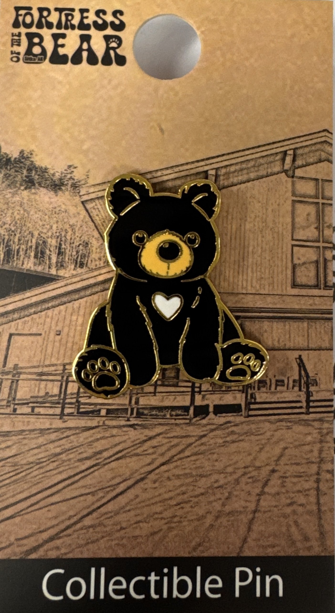 Bandit stuffy Enamel PIN