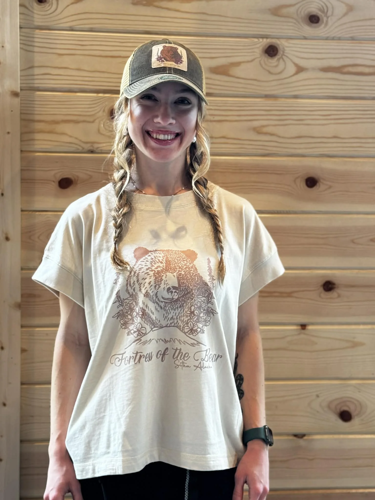 Rose Gold Toby Fireweed Natural Tee