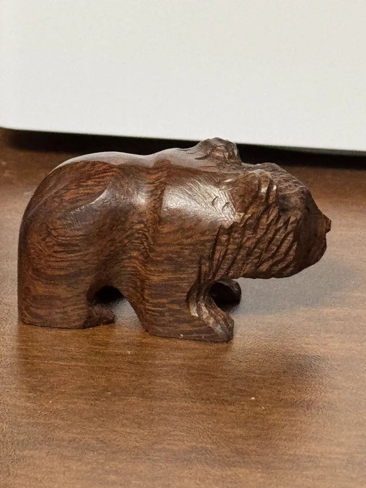 Carved Wooden Bear — Fortress of the Bear