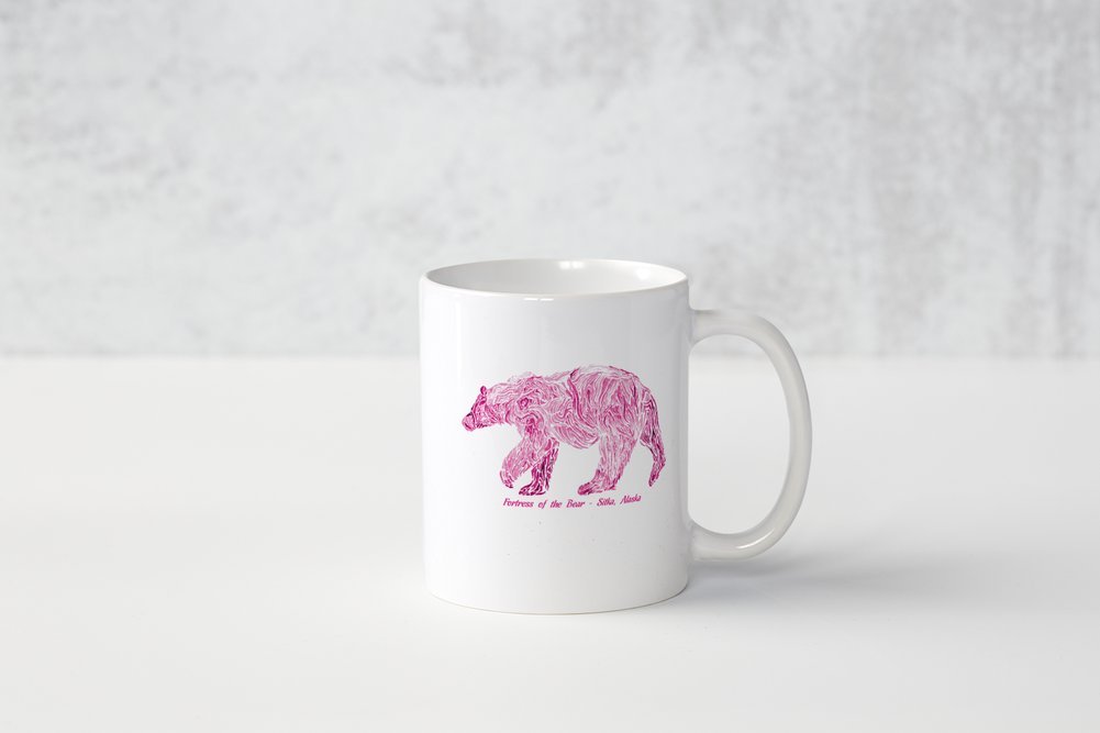 Bear designs on Ceramic mug