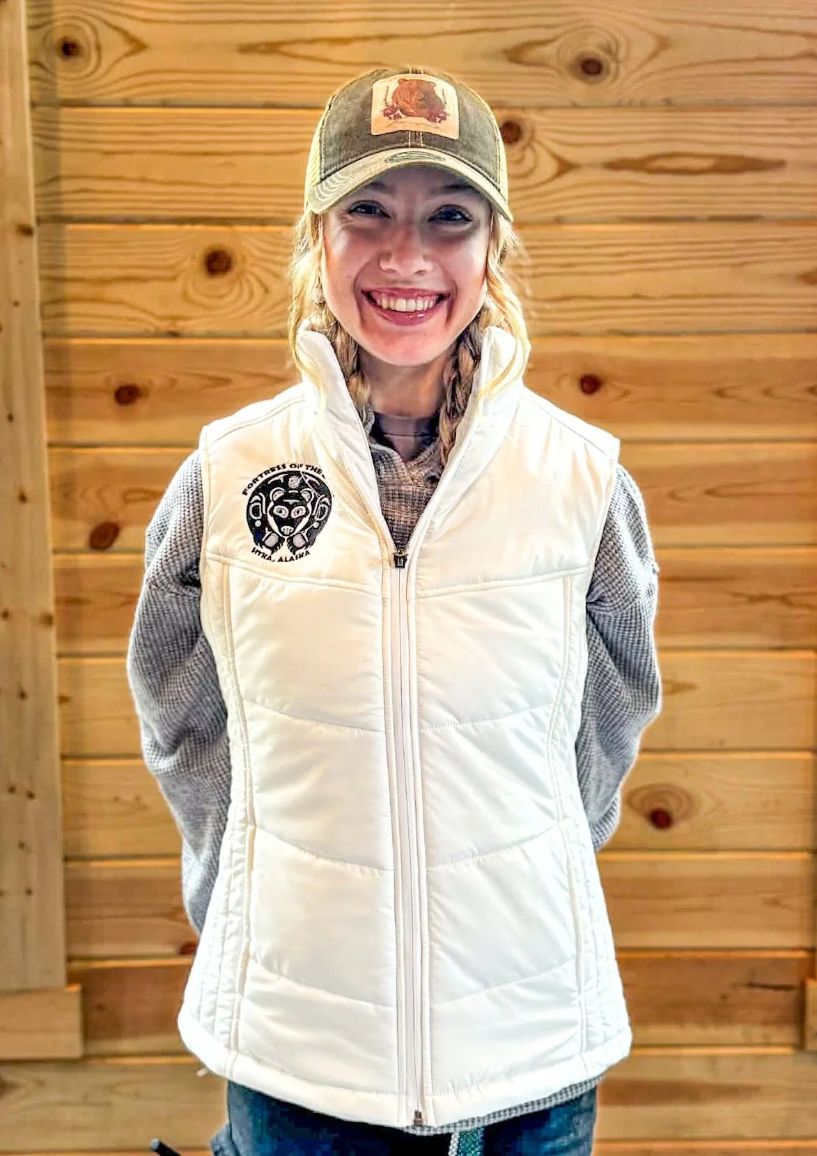 Vest - White Women's