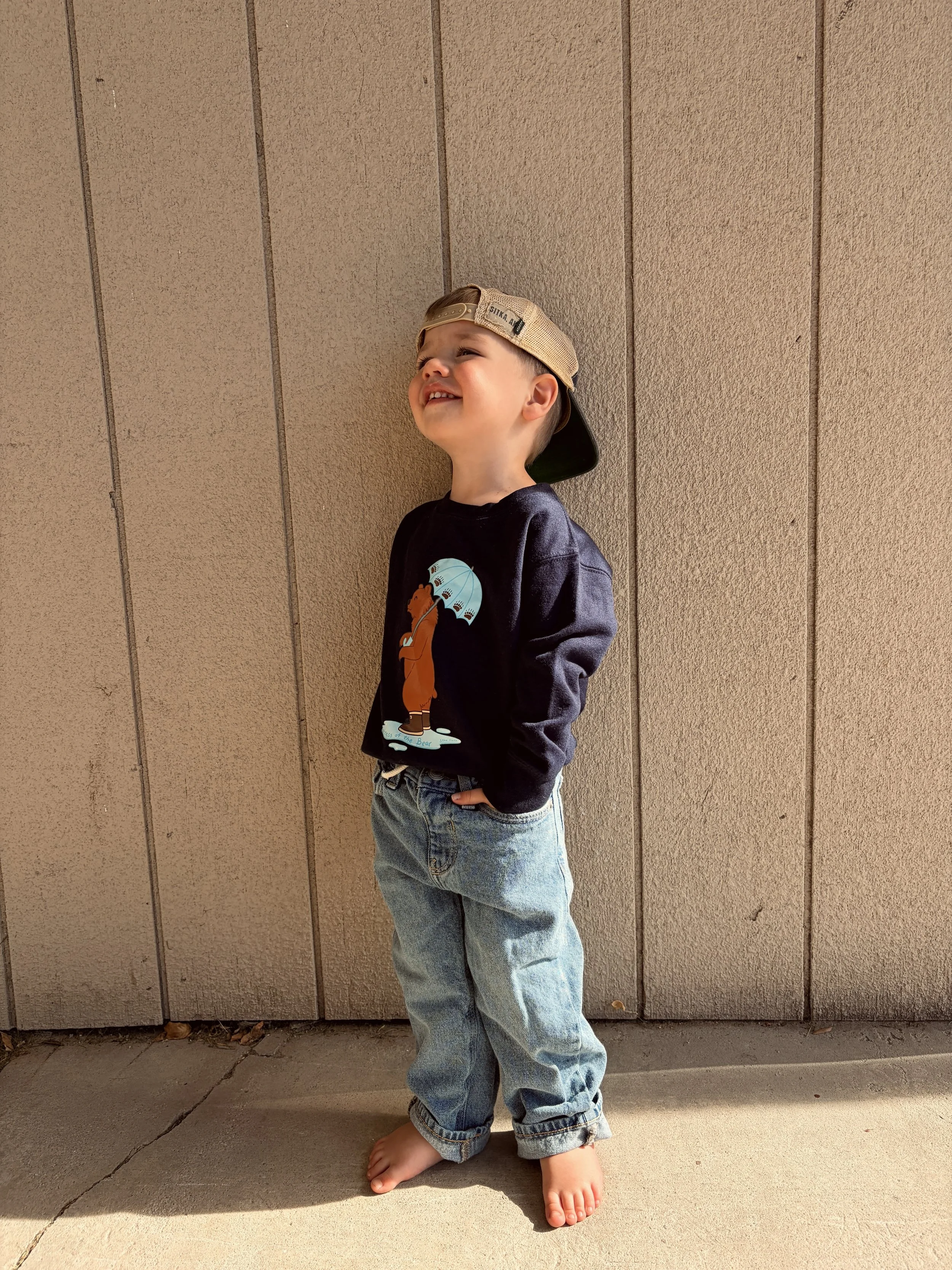 Toddler Puddle Bear Crewneck Sweatshirt