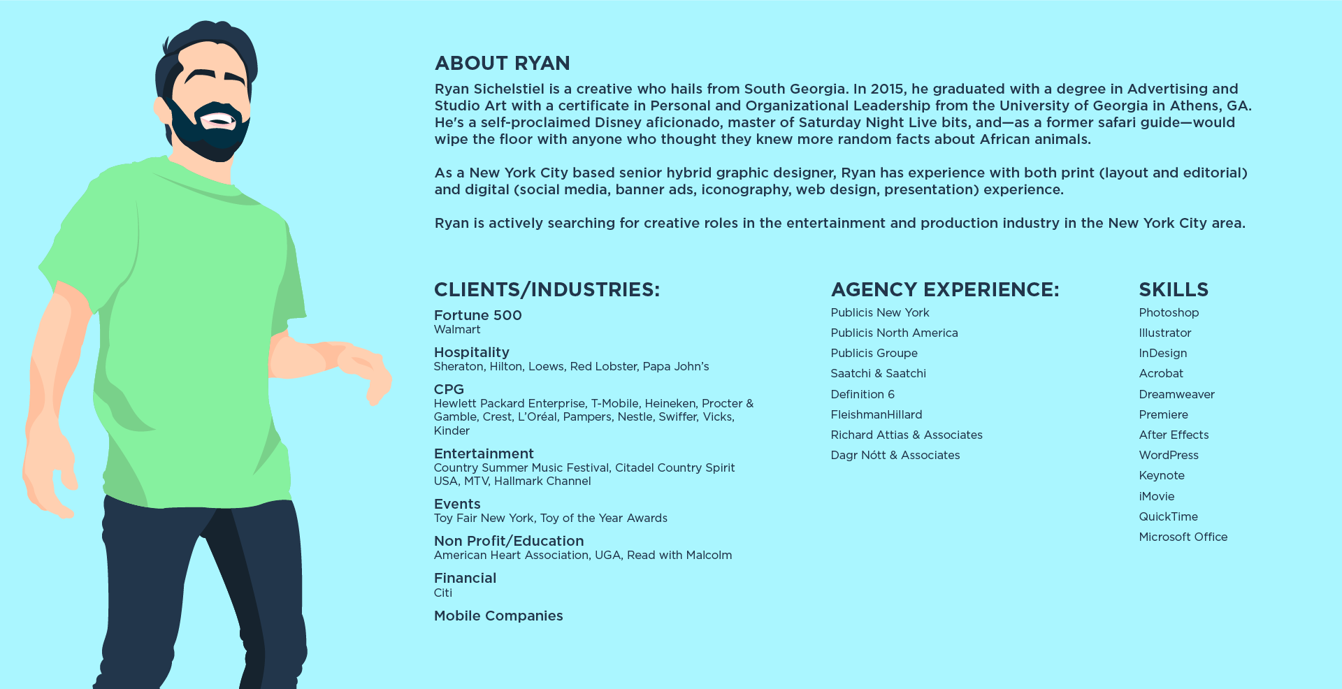 About Ryan Sichelstiel S Online Portfolio