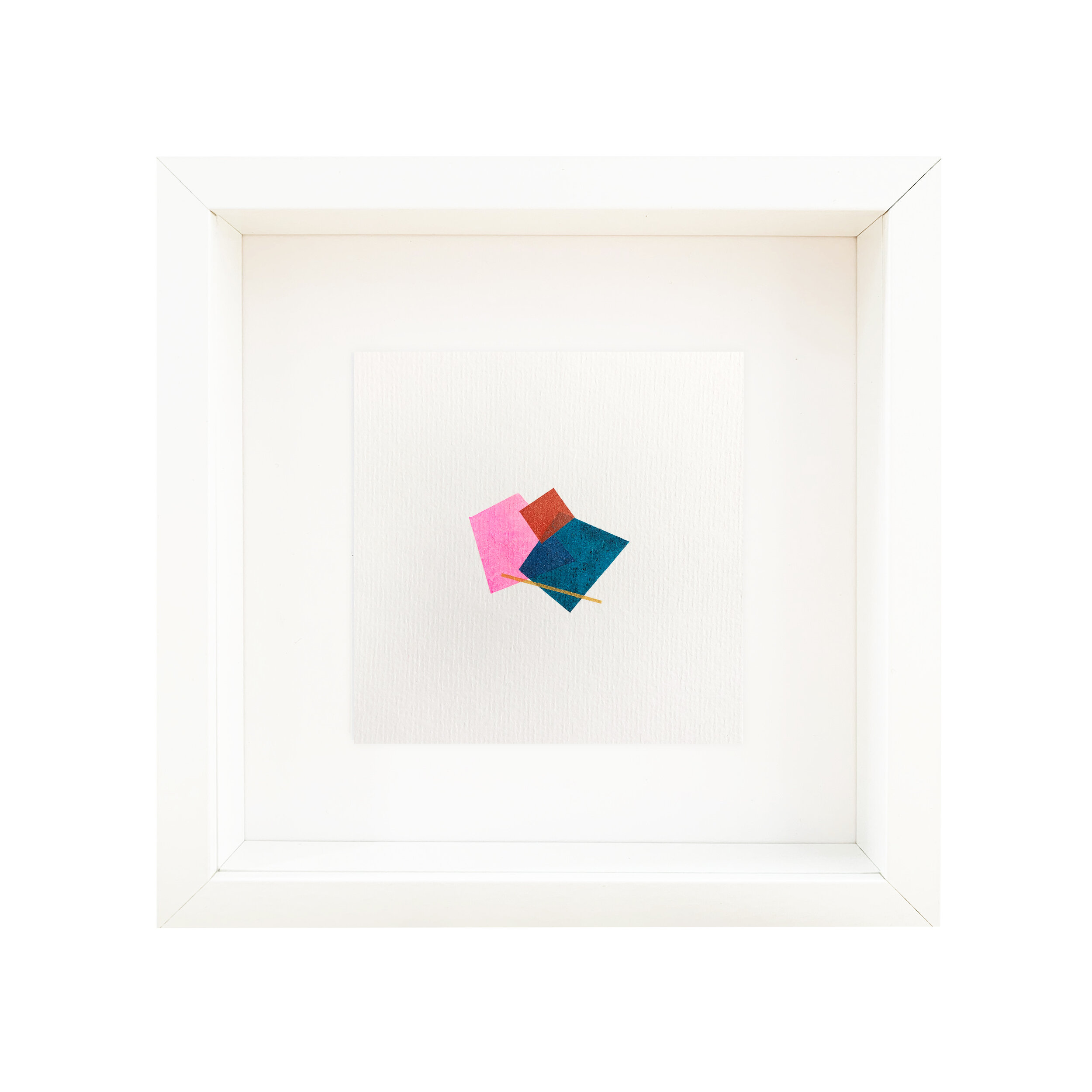 Opera Rose, Turquoise, Rich Gold and Red Ochre