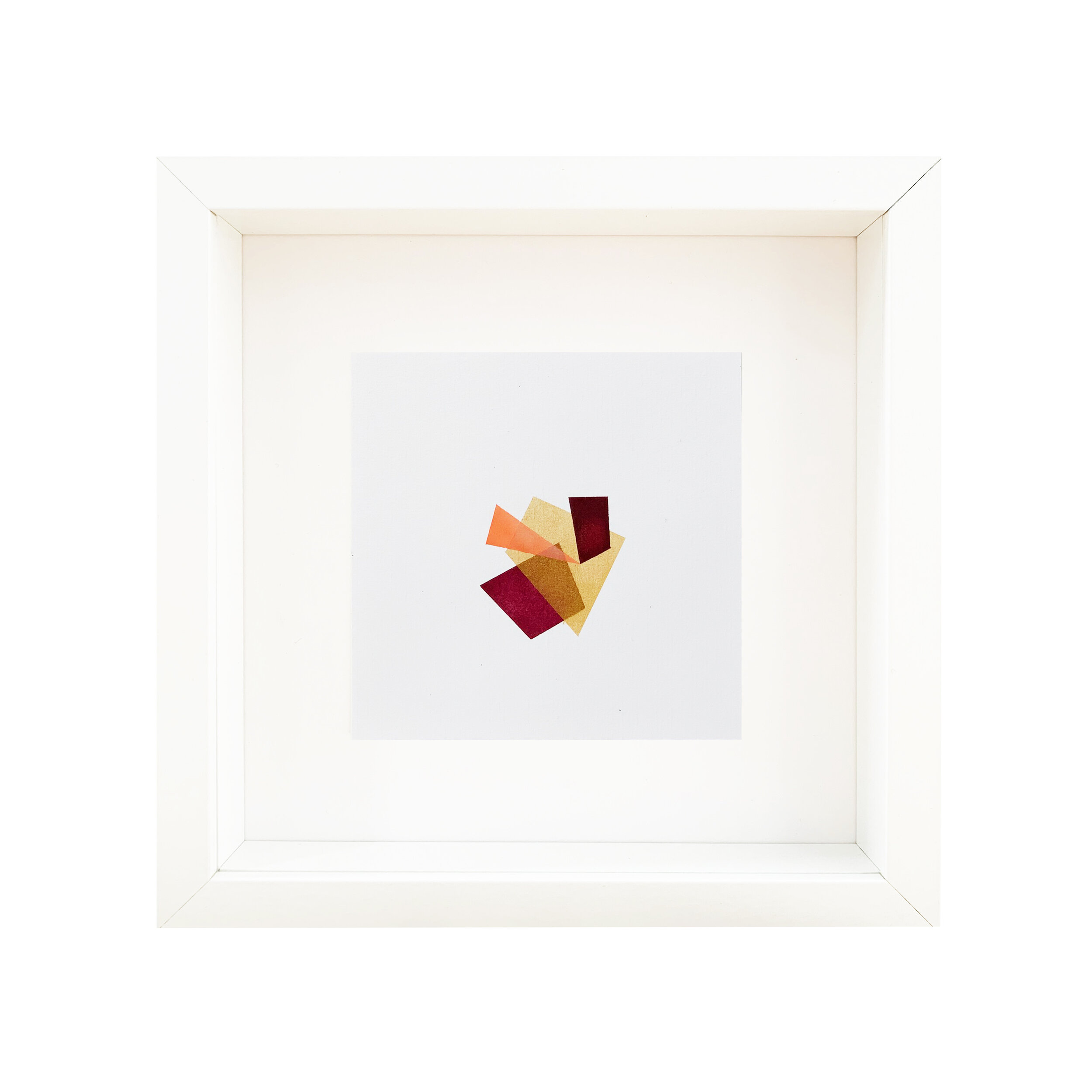 Rich Gold, Pale Terracotta and Burgundy