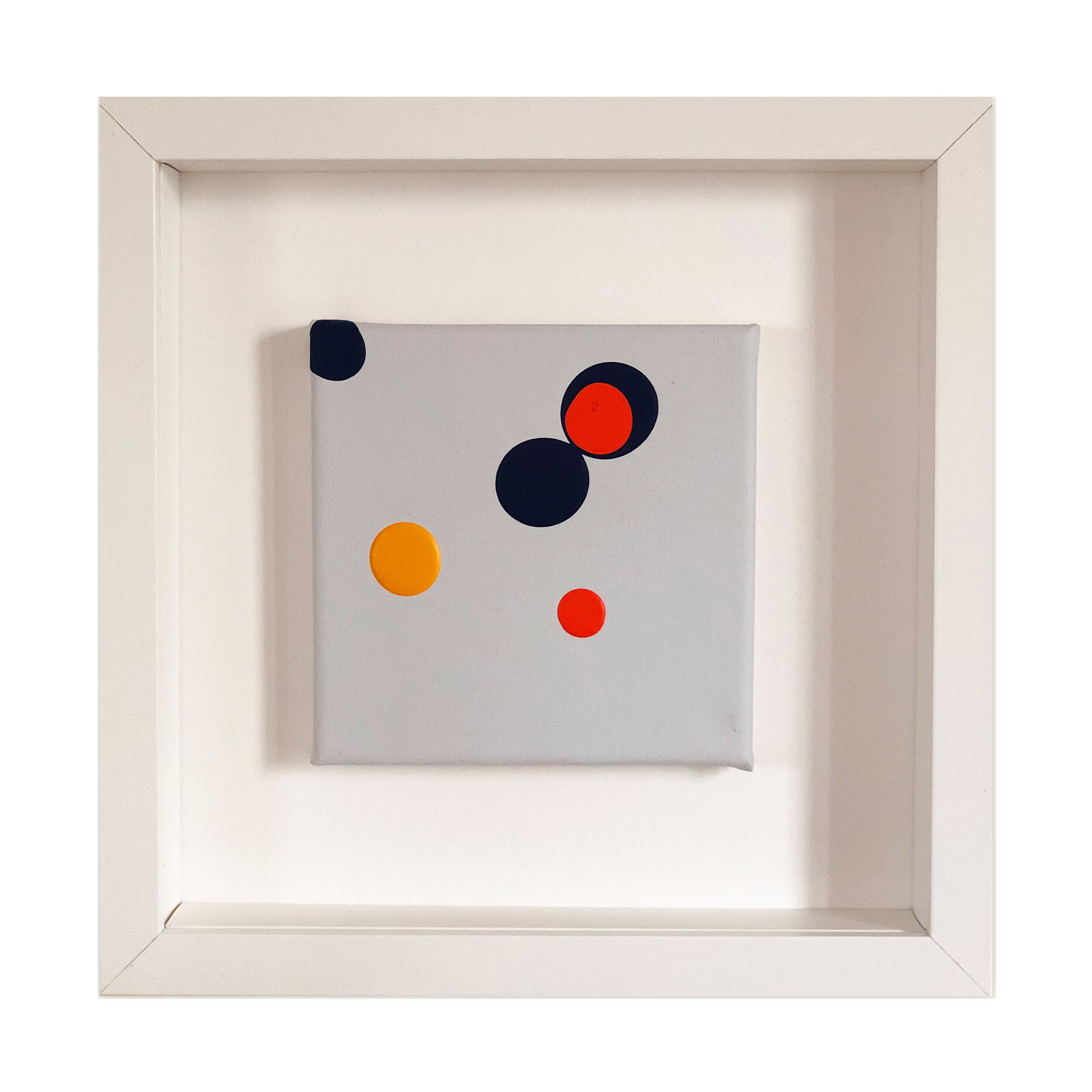 Neutral Grey with Shapes of Colour II