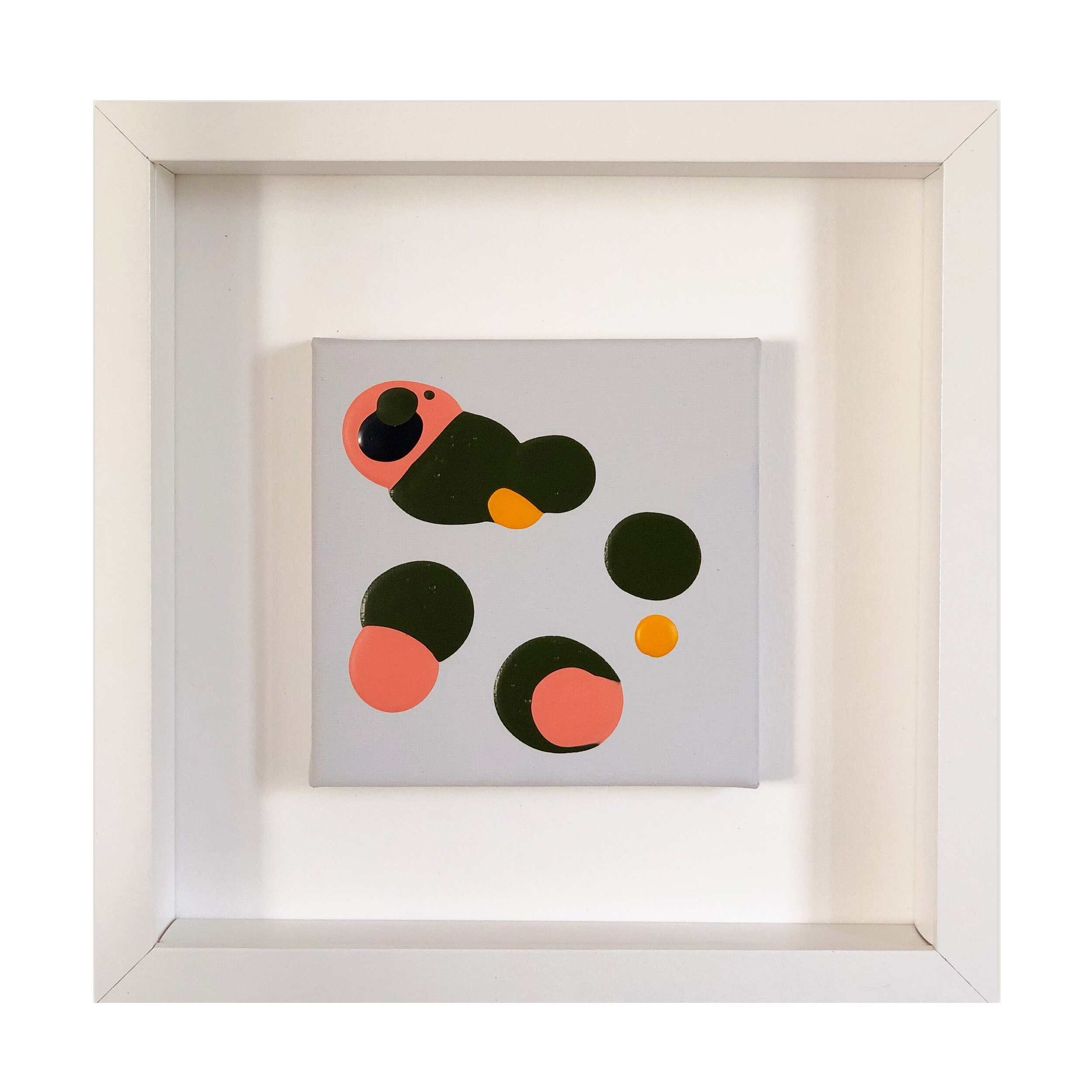 Neutral Grey with Shapes of Colour I