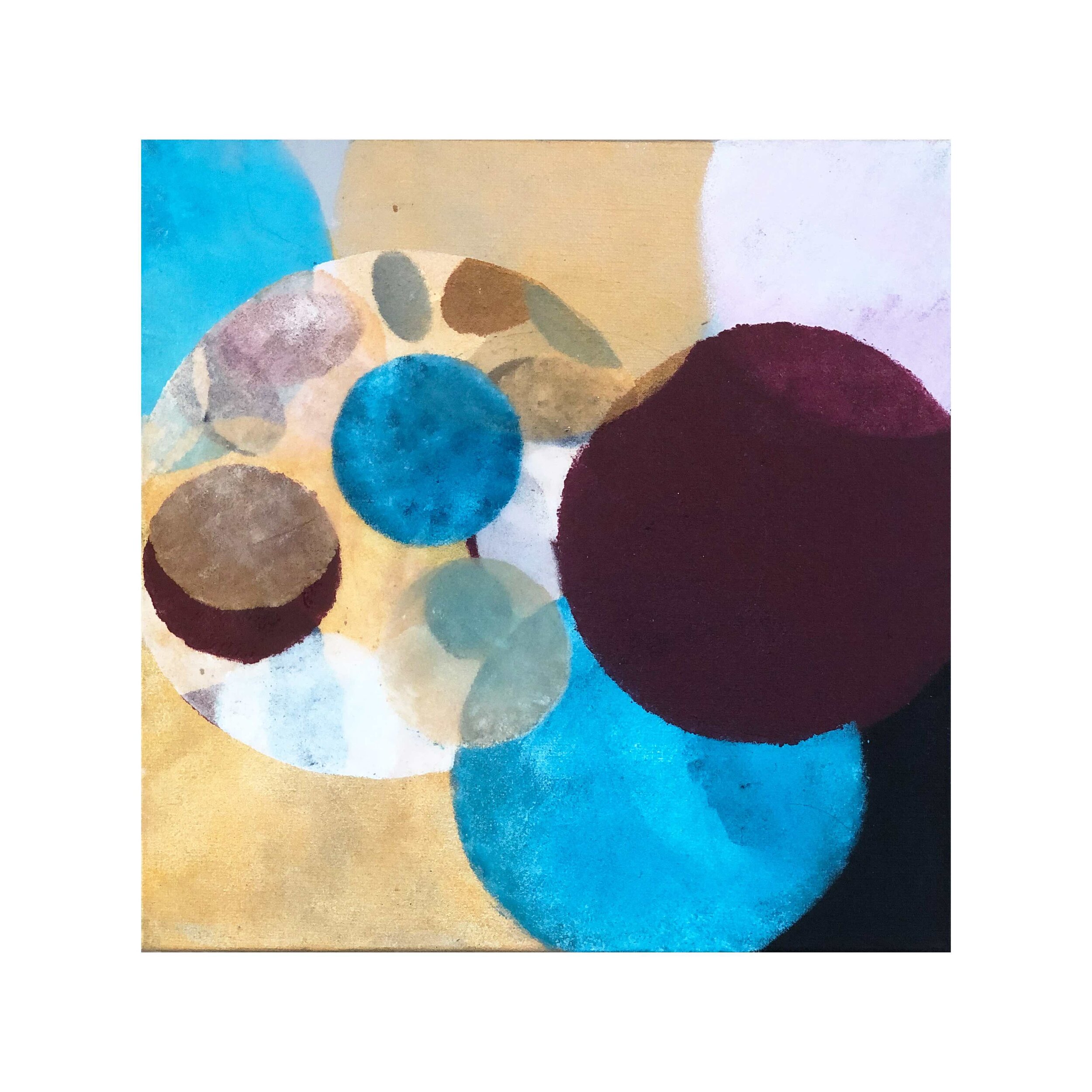 Burgandy, Gold, Sky Blue