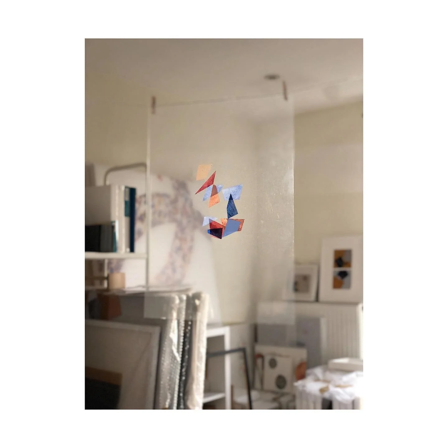 Colour study 1 for a new collection I&rsquo;m working on... 
🔸
.
.
.
. 

 #colourlovers #colourstudy #paintingoftheday #accetate #acrylic #artistsofinstagram #fineartpainting #originalart #acrylic #liquitexpaint #geometricshapesart #paintingonpaper 