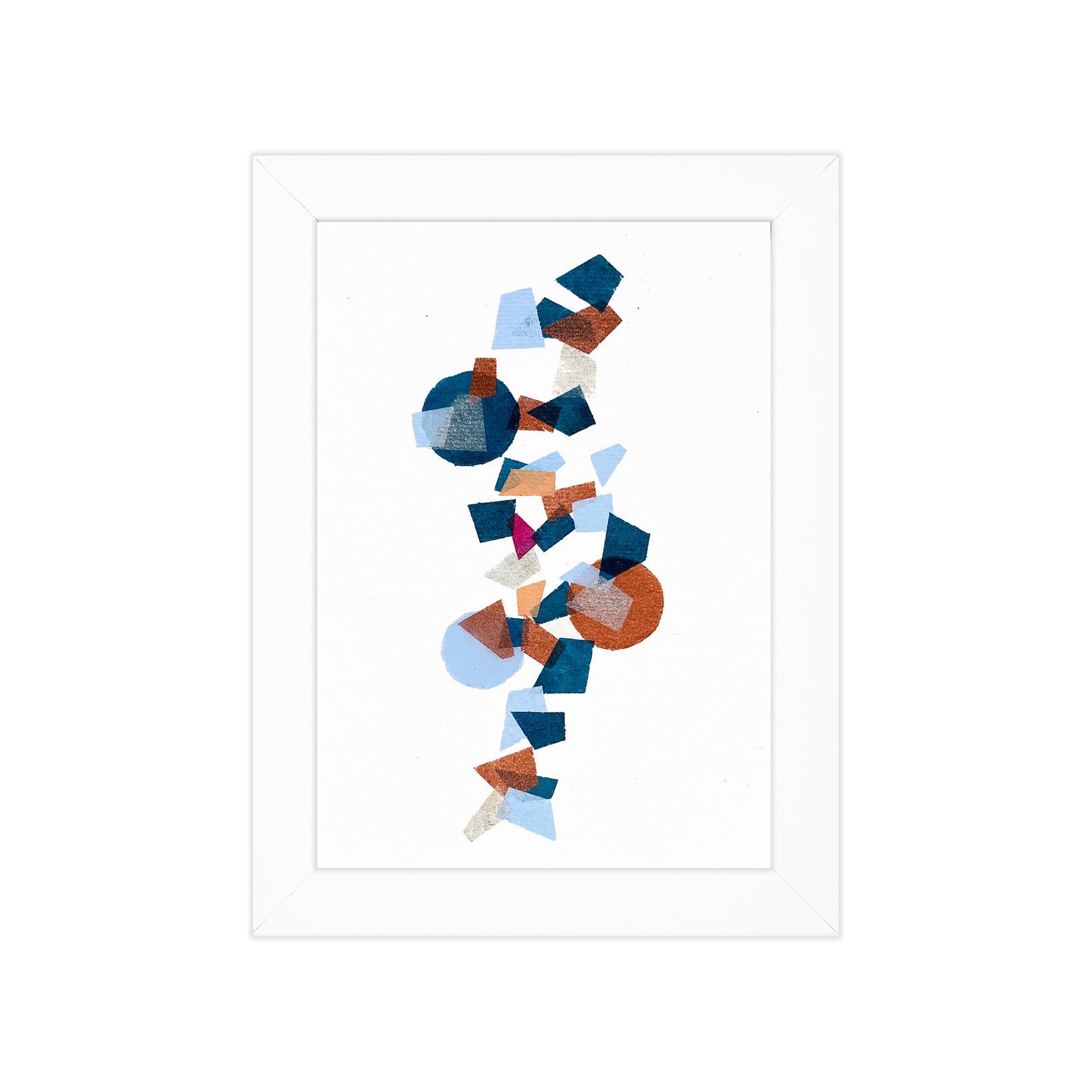 Falling Shapes of colour