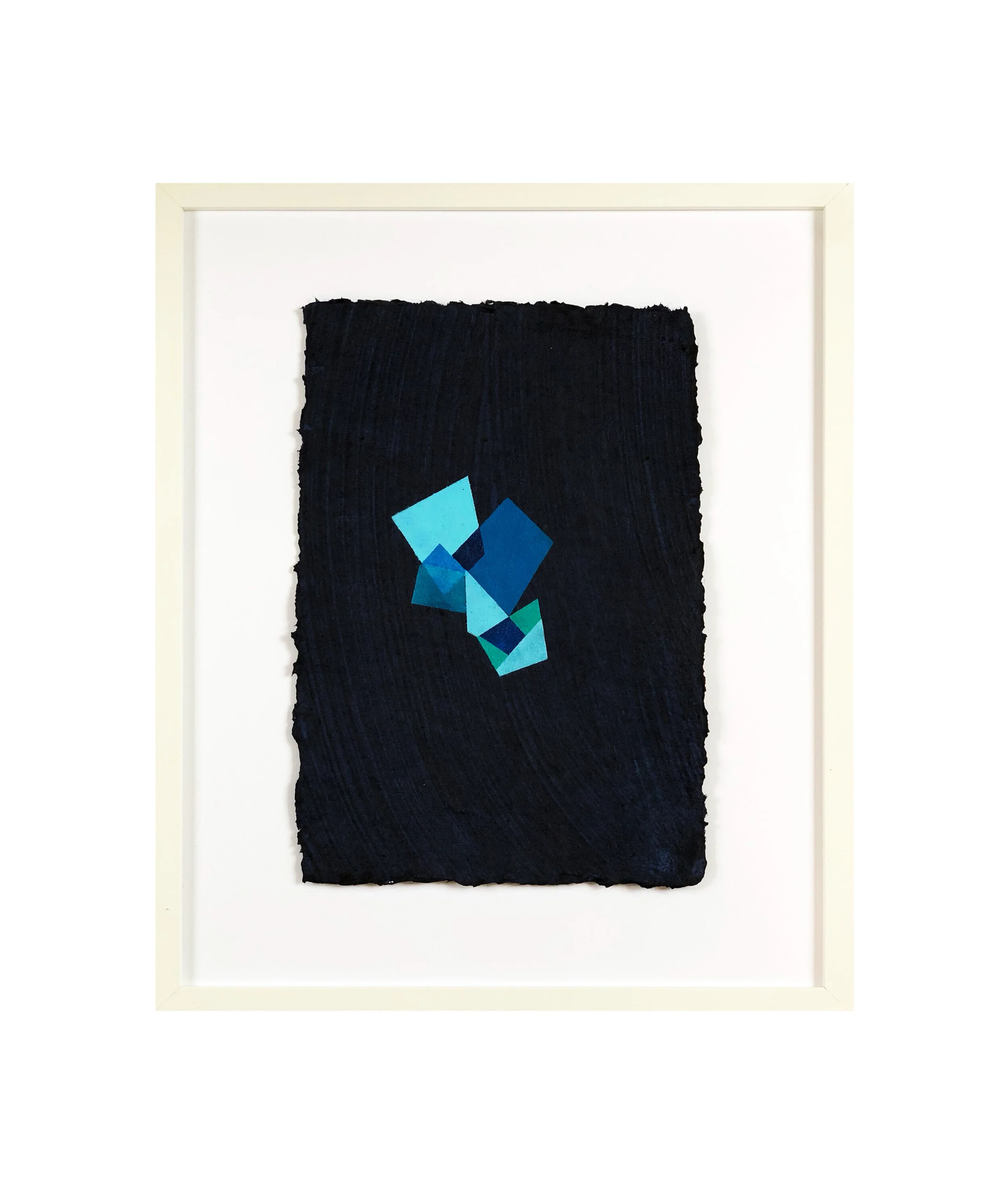 Indigo with Blue Shapes