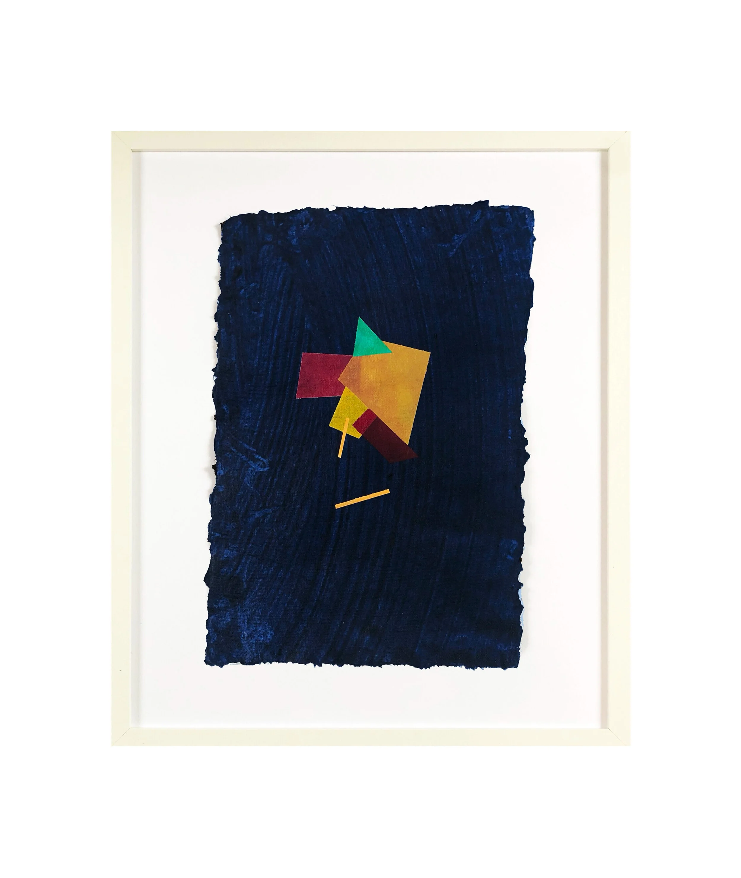 Indigo coloured Shapes I