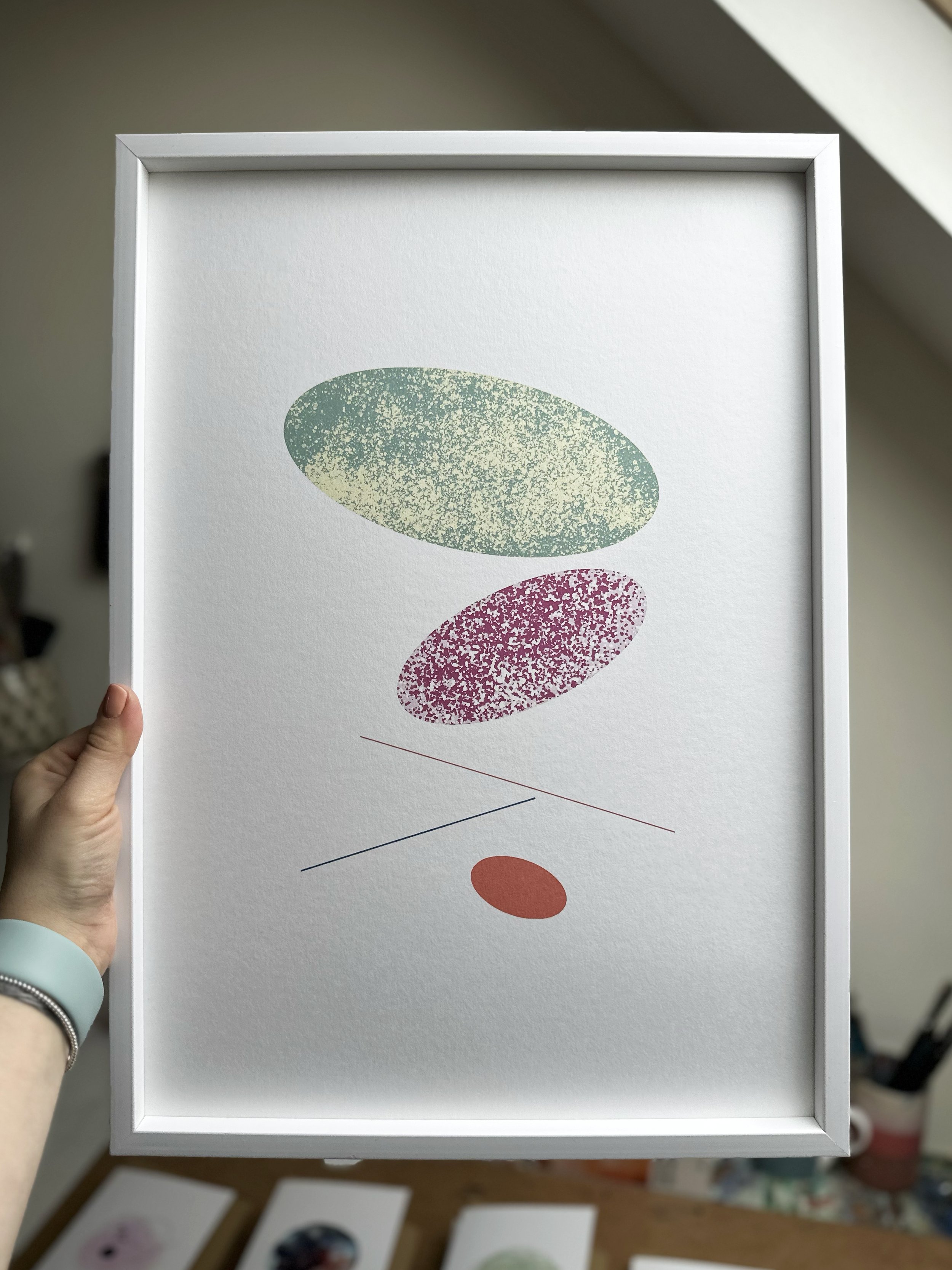 Coloured Shapes framed .jpg