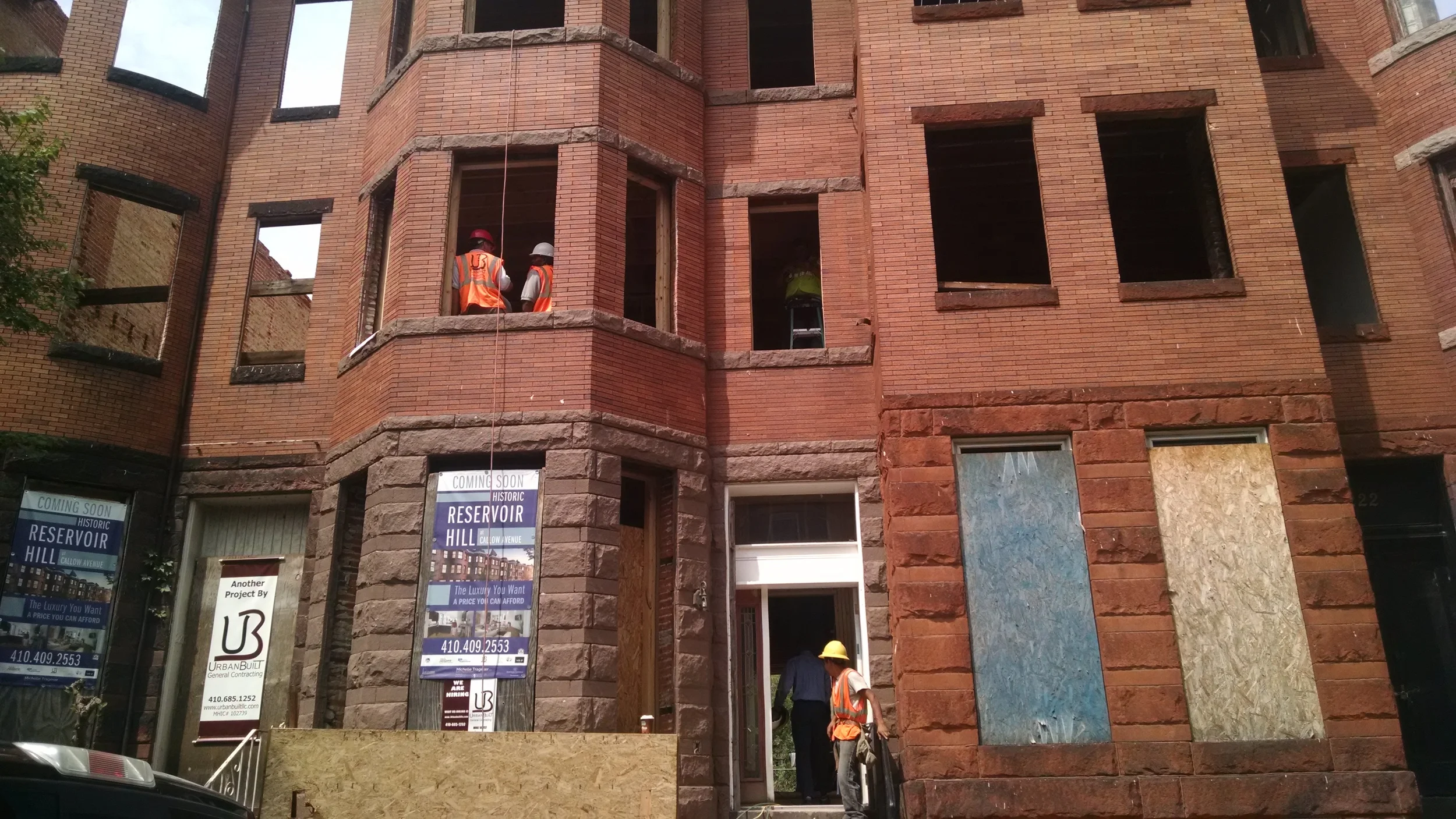 Construction on Callow Avenue is a beautiful sight!