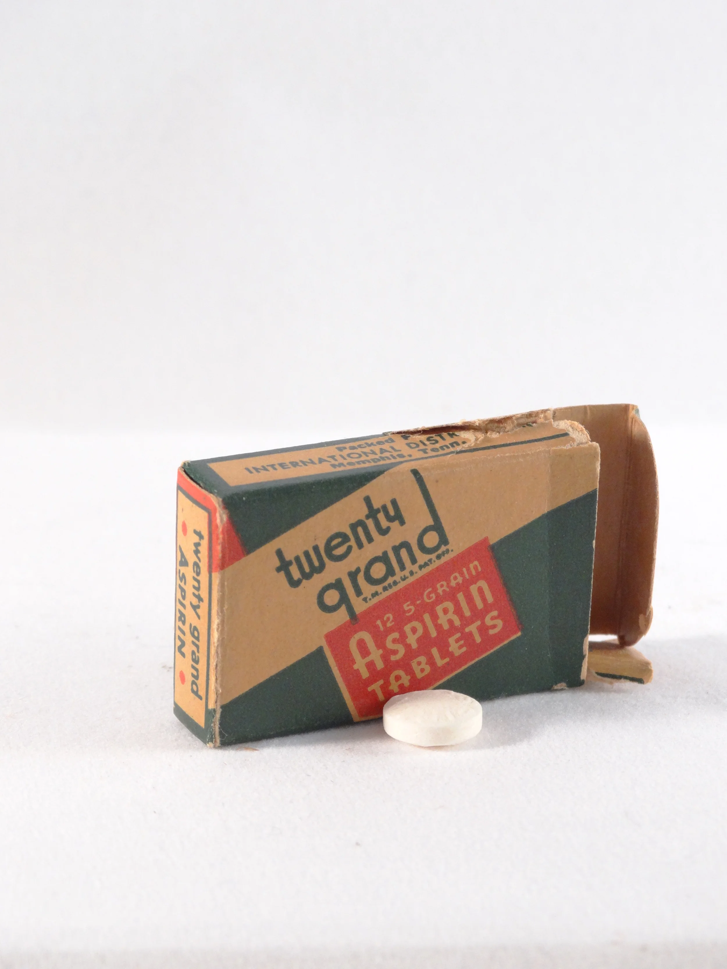 twenty grand aspirin tablets