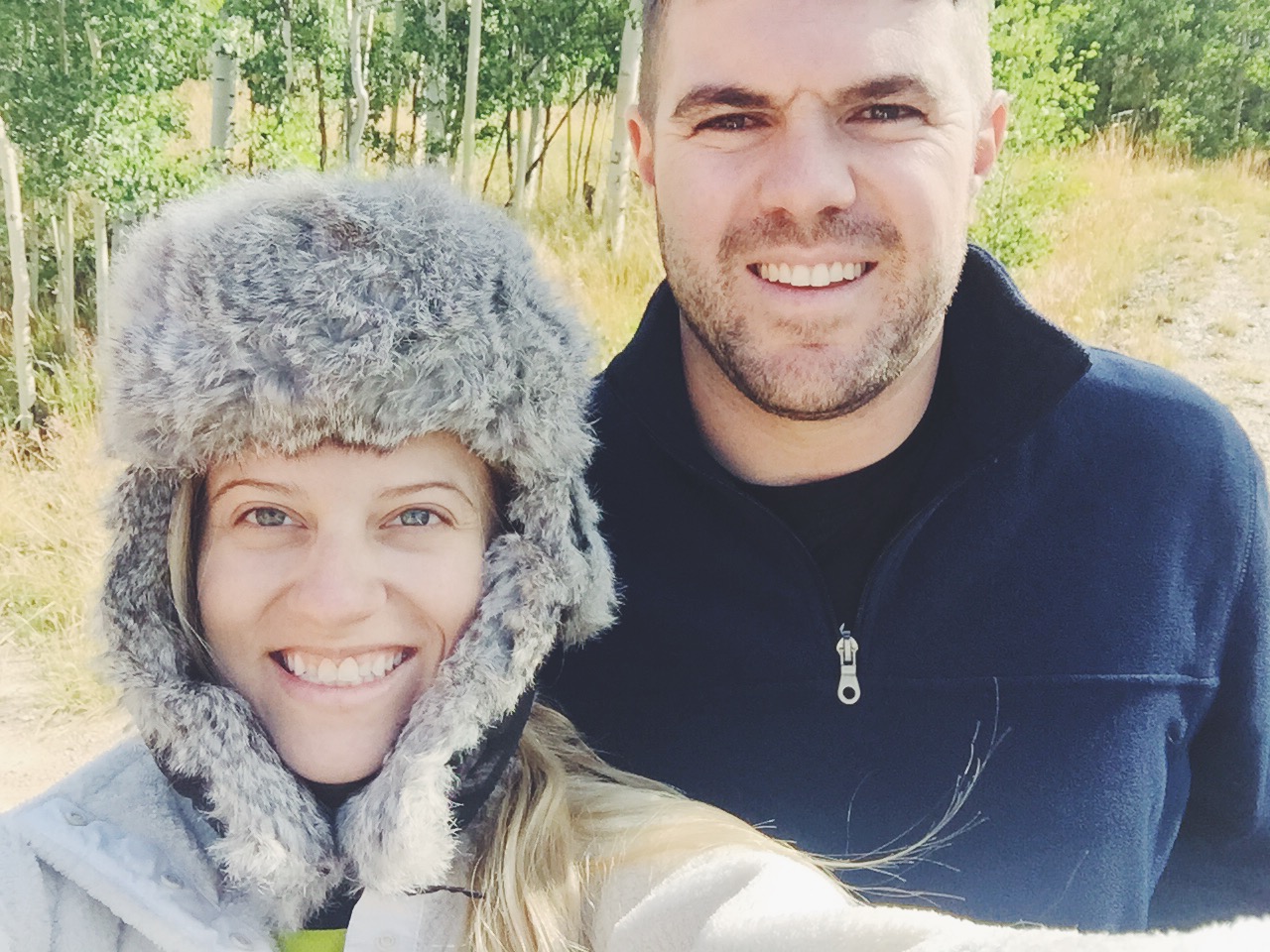 Furry hats are a must in the mountains